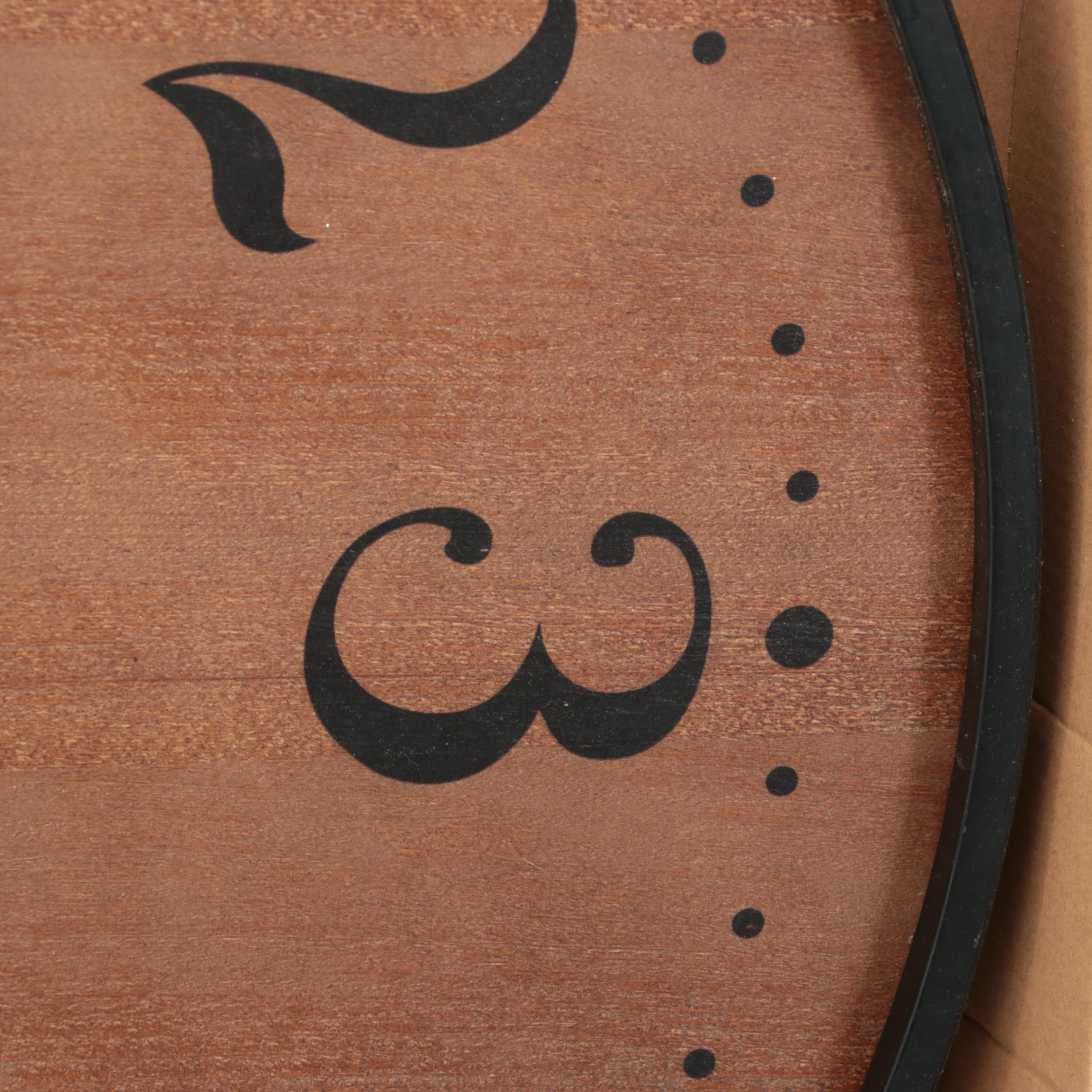 Kensington Station Wooden Round Wall Clock