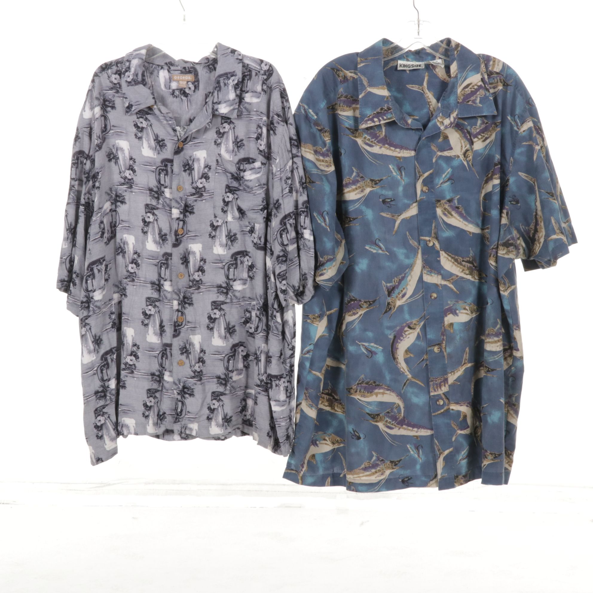 Men's "The Hawaiian Original" with George and King Size Hawaiian Shirts, 3XL