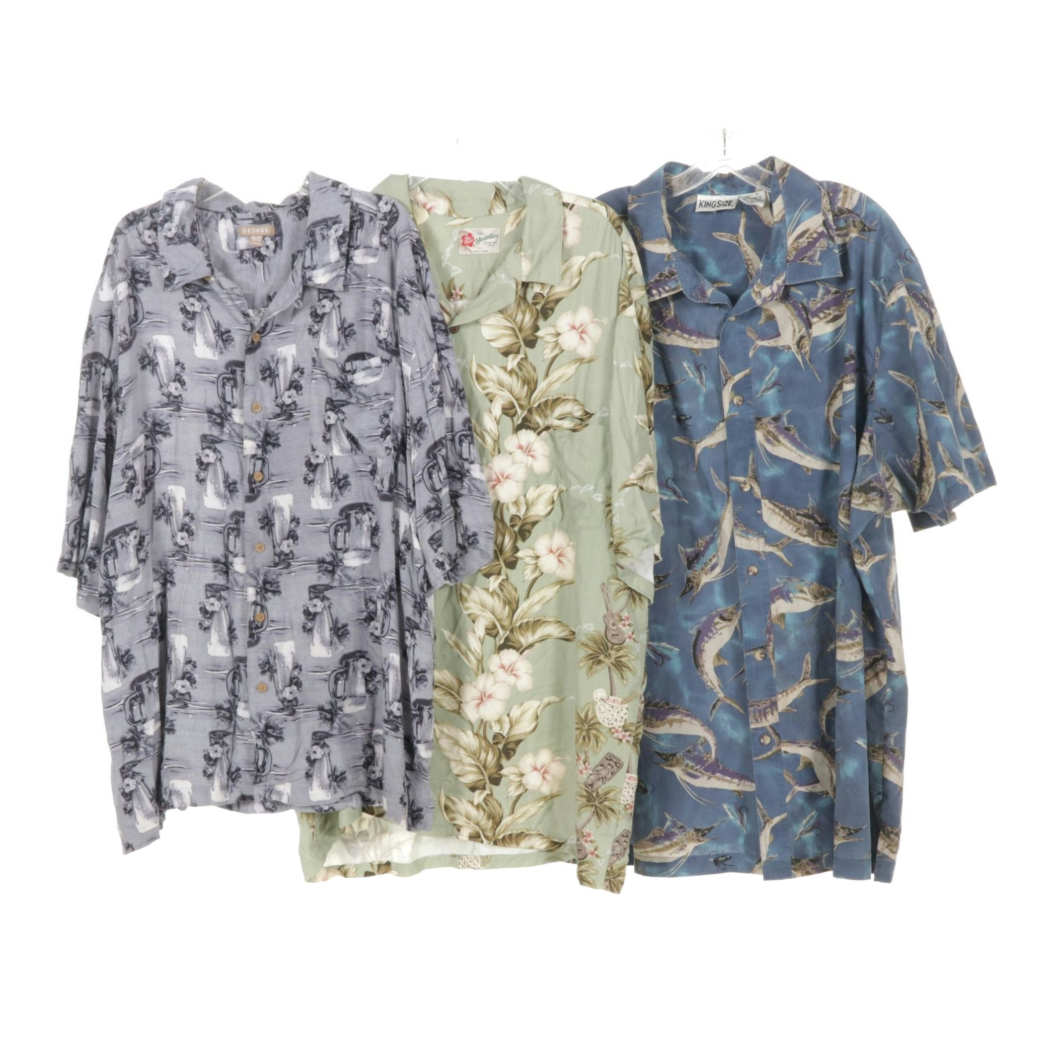 Men's "The Hawaiian Original" with George and King Size Hawaiian Shirts, 3XL