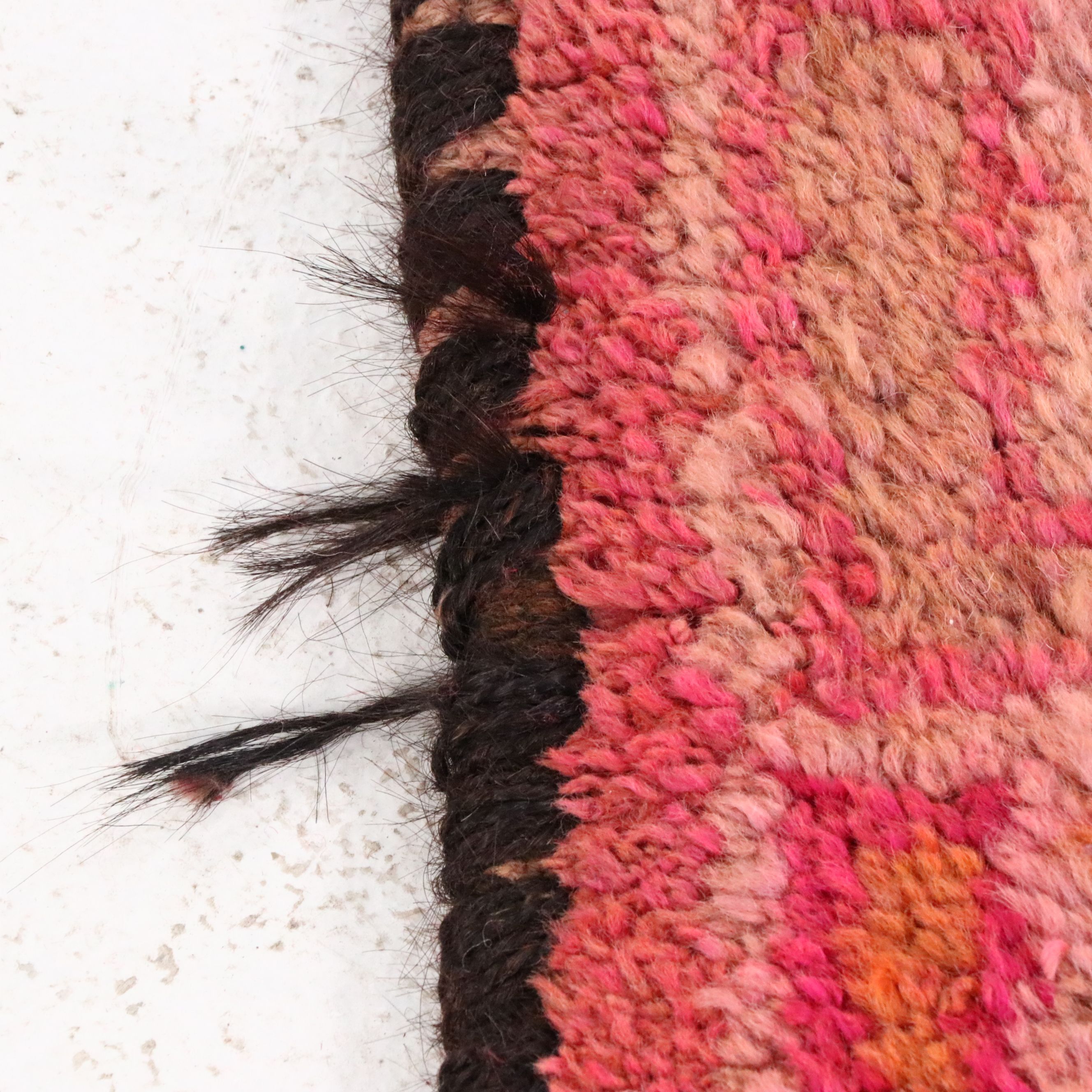 3'5 x 10'11 Hand-Knotted Turkish Oushak Carpet Runner Long Rug