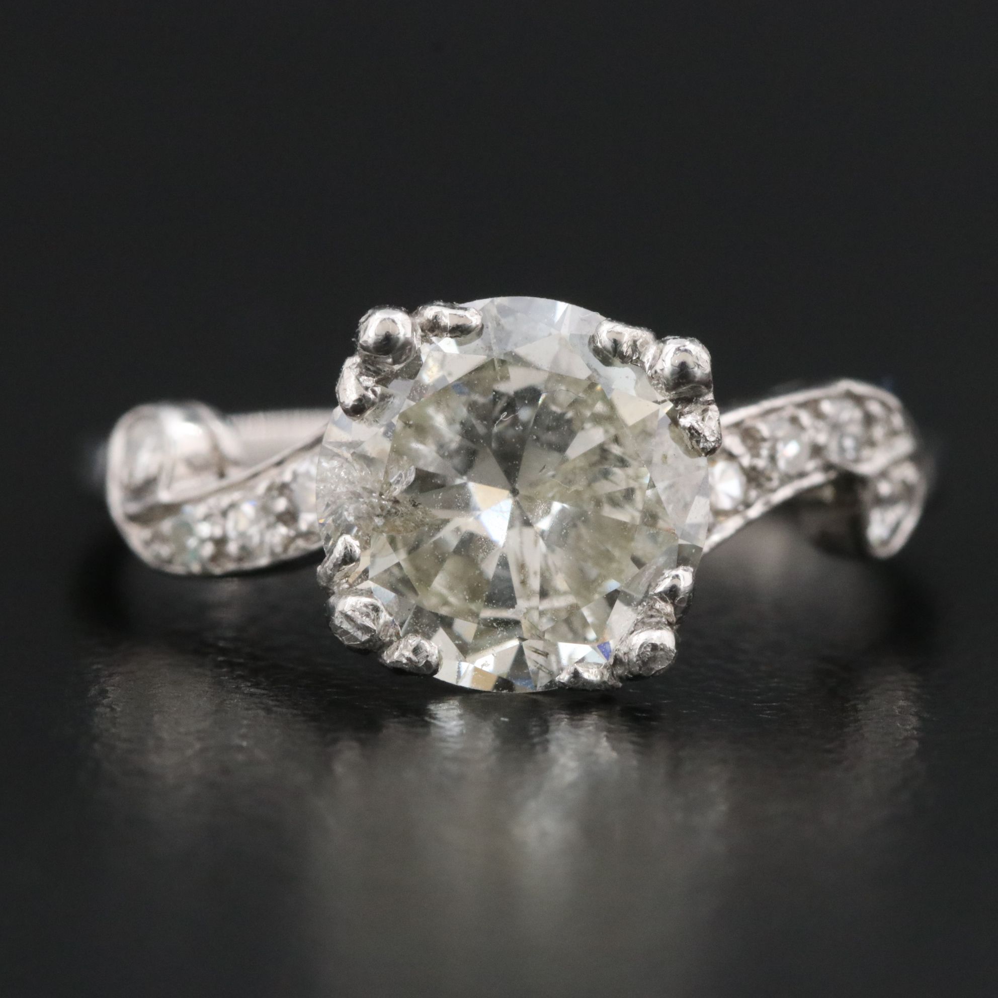 Platinum 2.08 CTW Diamond Ring