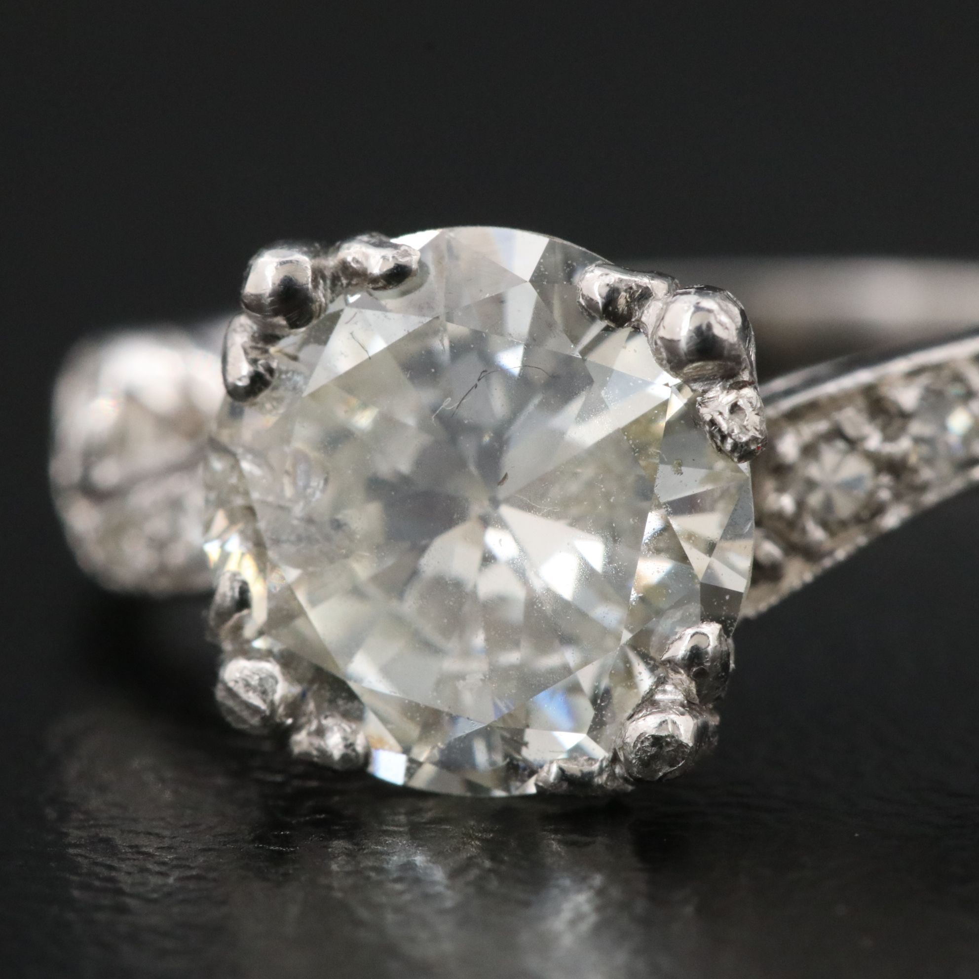 Platinum 2.08 CTW Diamond Ring