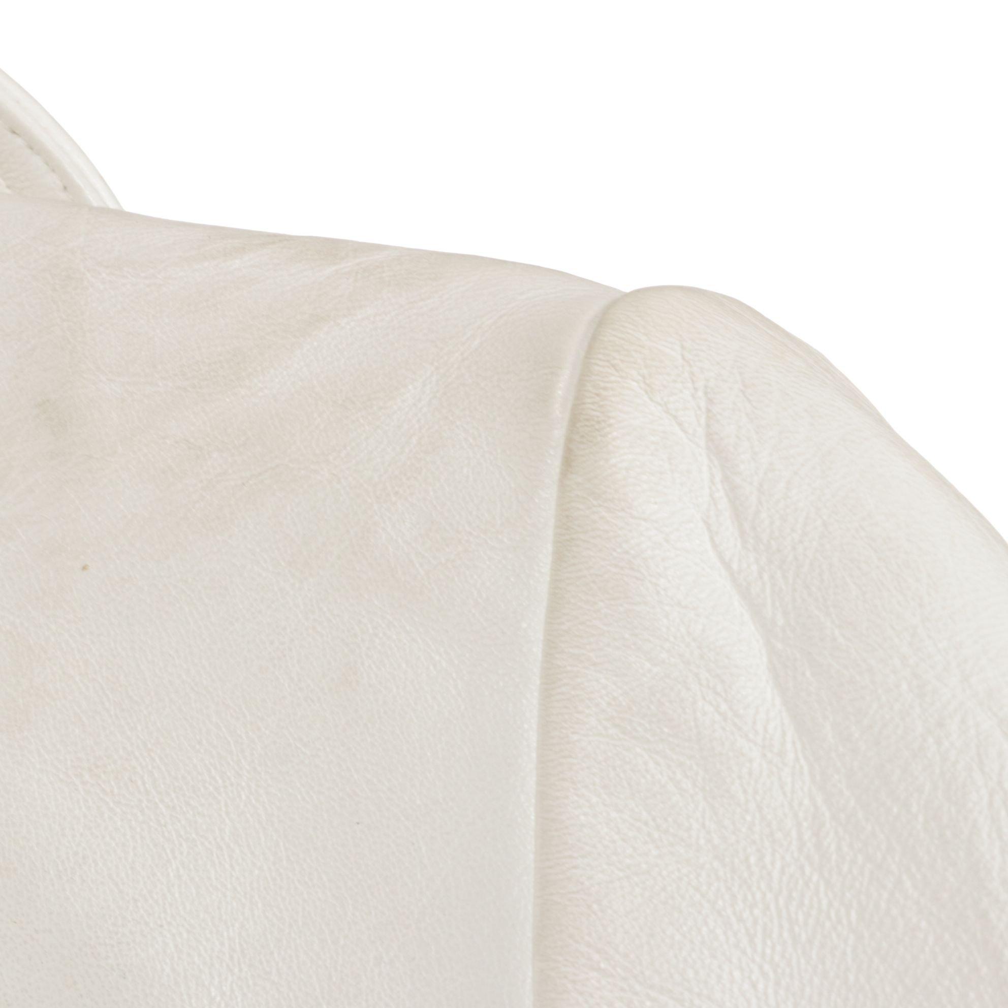 Etienne Aigner Burgundy Leather Blazer with White Leather Vest and Blazer Set