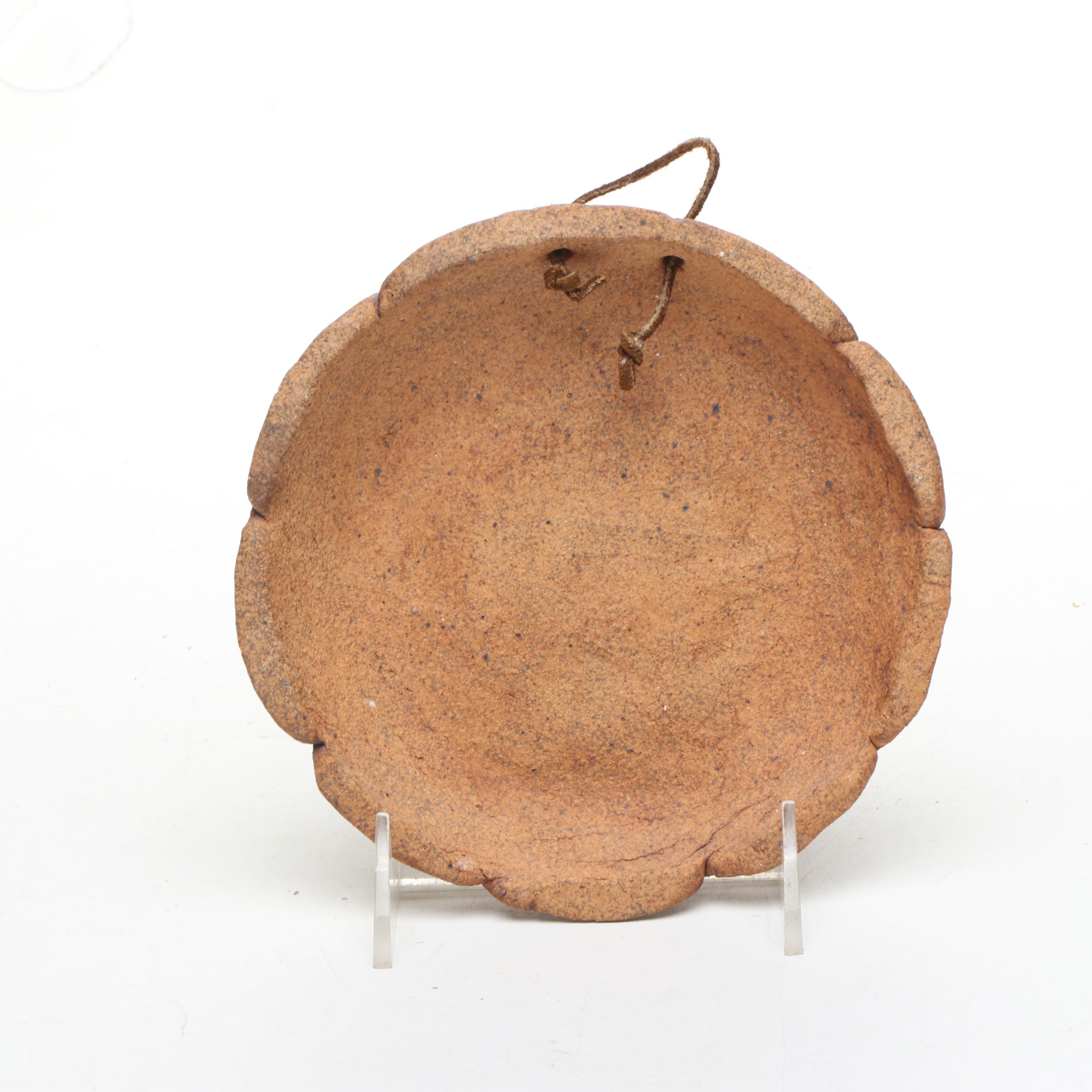 Landscape Scene Sculpted Ceramic Wall Hanging