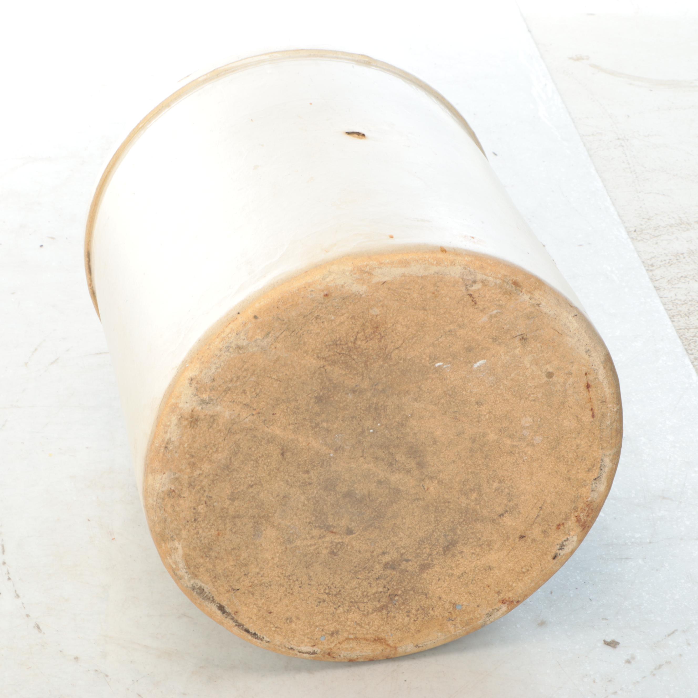 Uhl Pottery "Acron Wares" Stoneware Crock, Early to Mid-20th Century