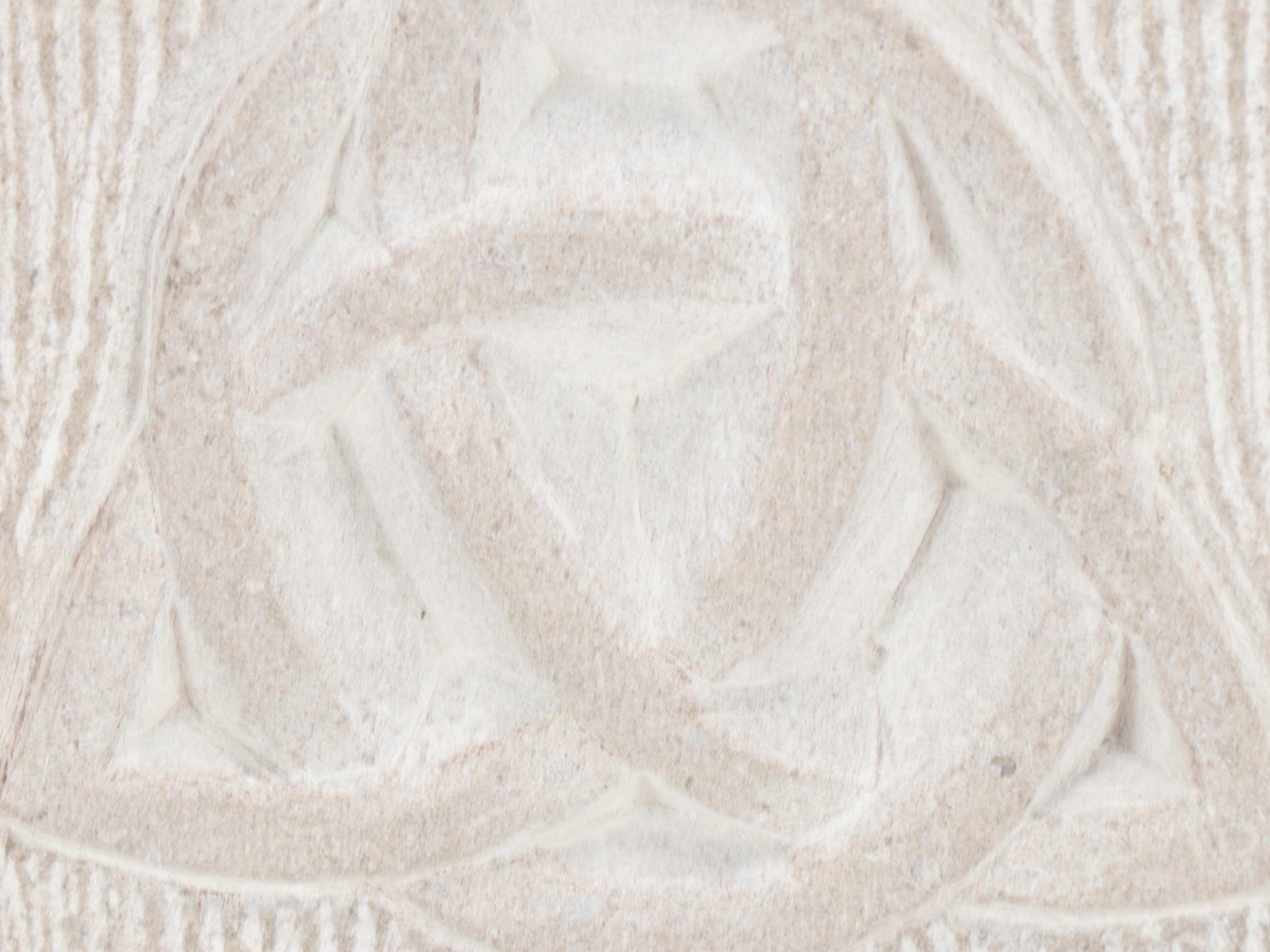 Celtic Trinity Knot Carved Stone Block Bookend