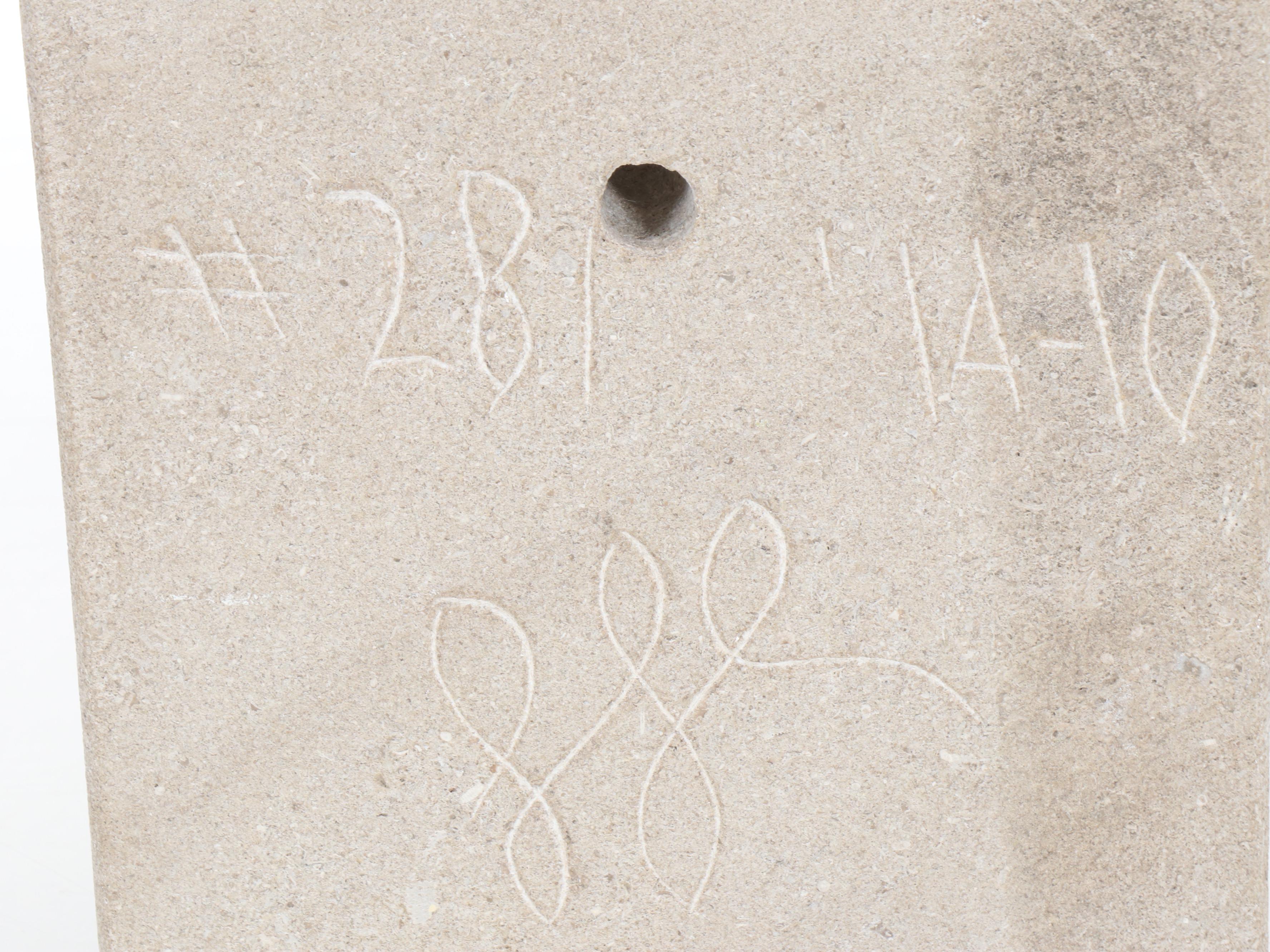 Celtic Trinity Knot Carved Stone Block Bookend