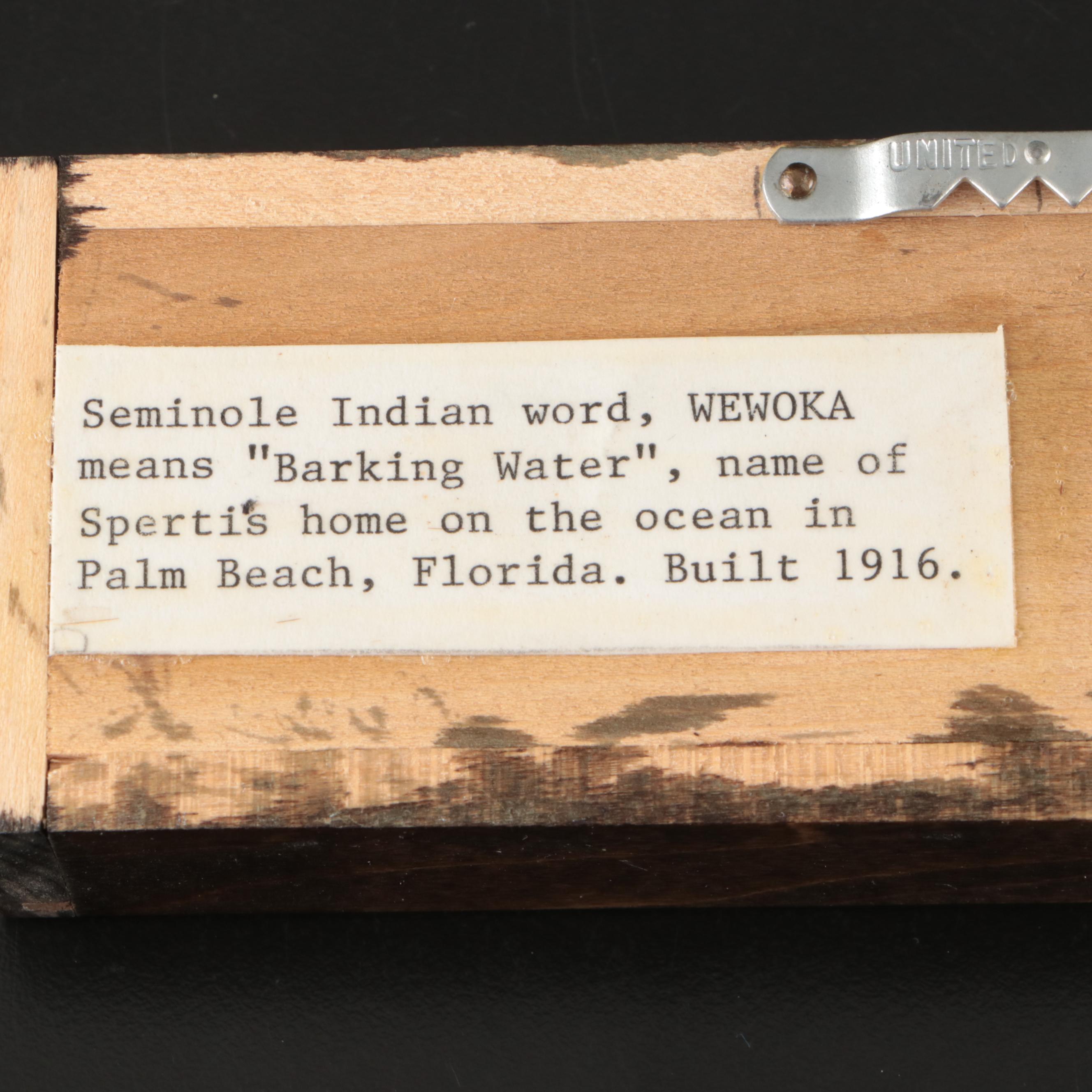 Sterling Silver and Crystal Coaster Set with Framed Silver Plate Cocktail Fork