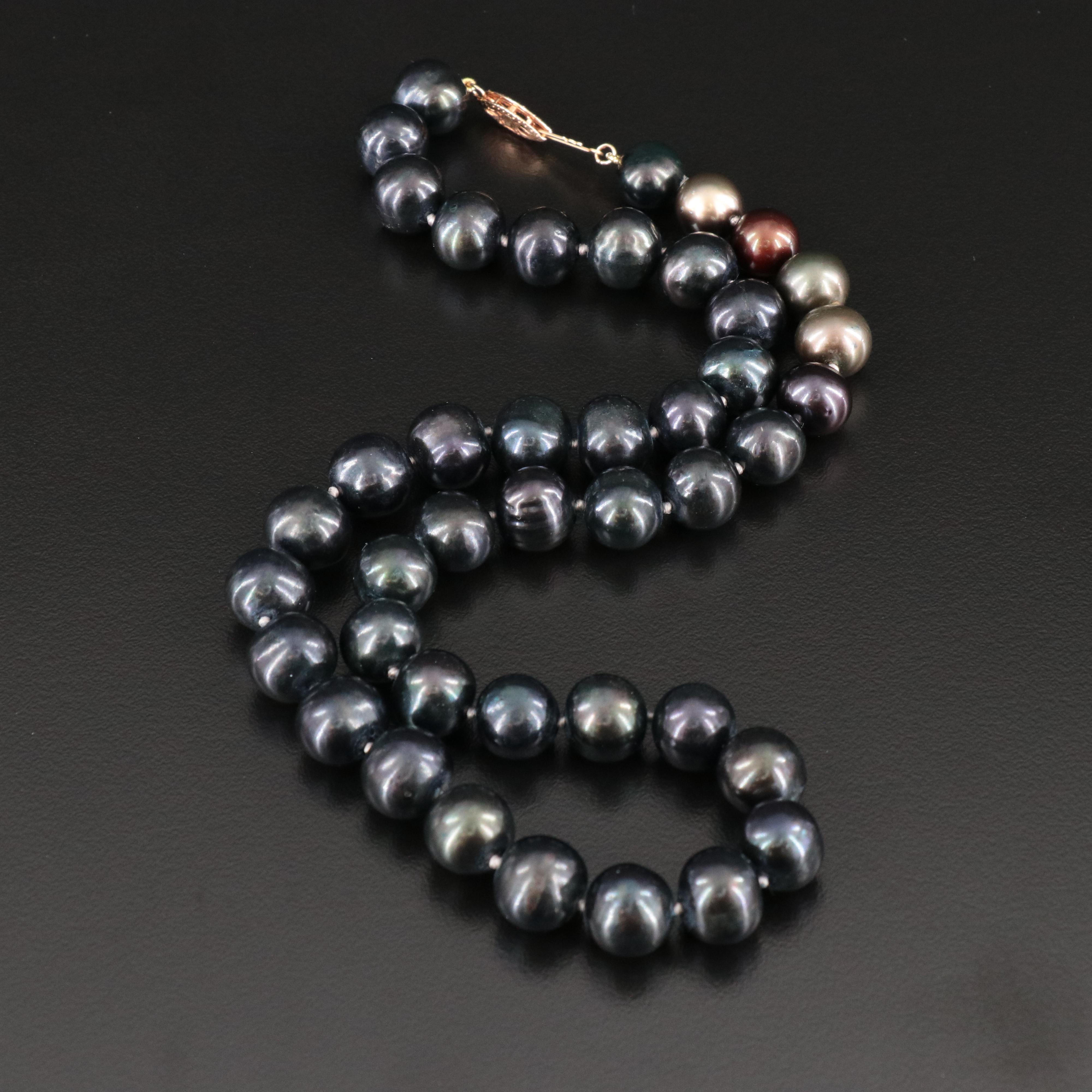 Pearl Necklace with 14K Clasp