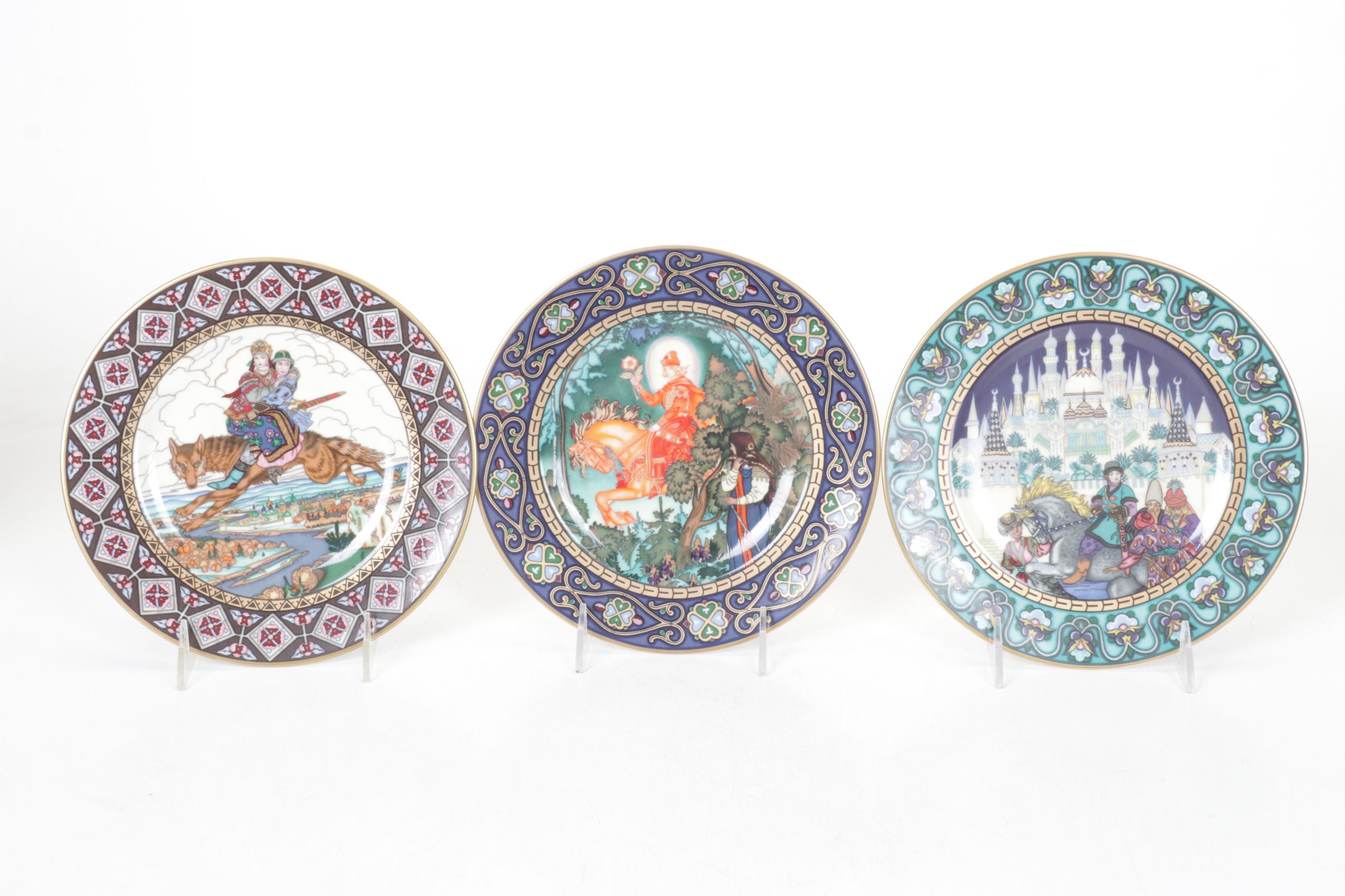 Illustrated Plate Collection of "The Russian Fairy Tales" by Boris Zvorykin