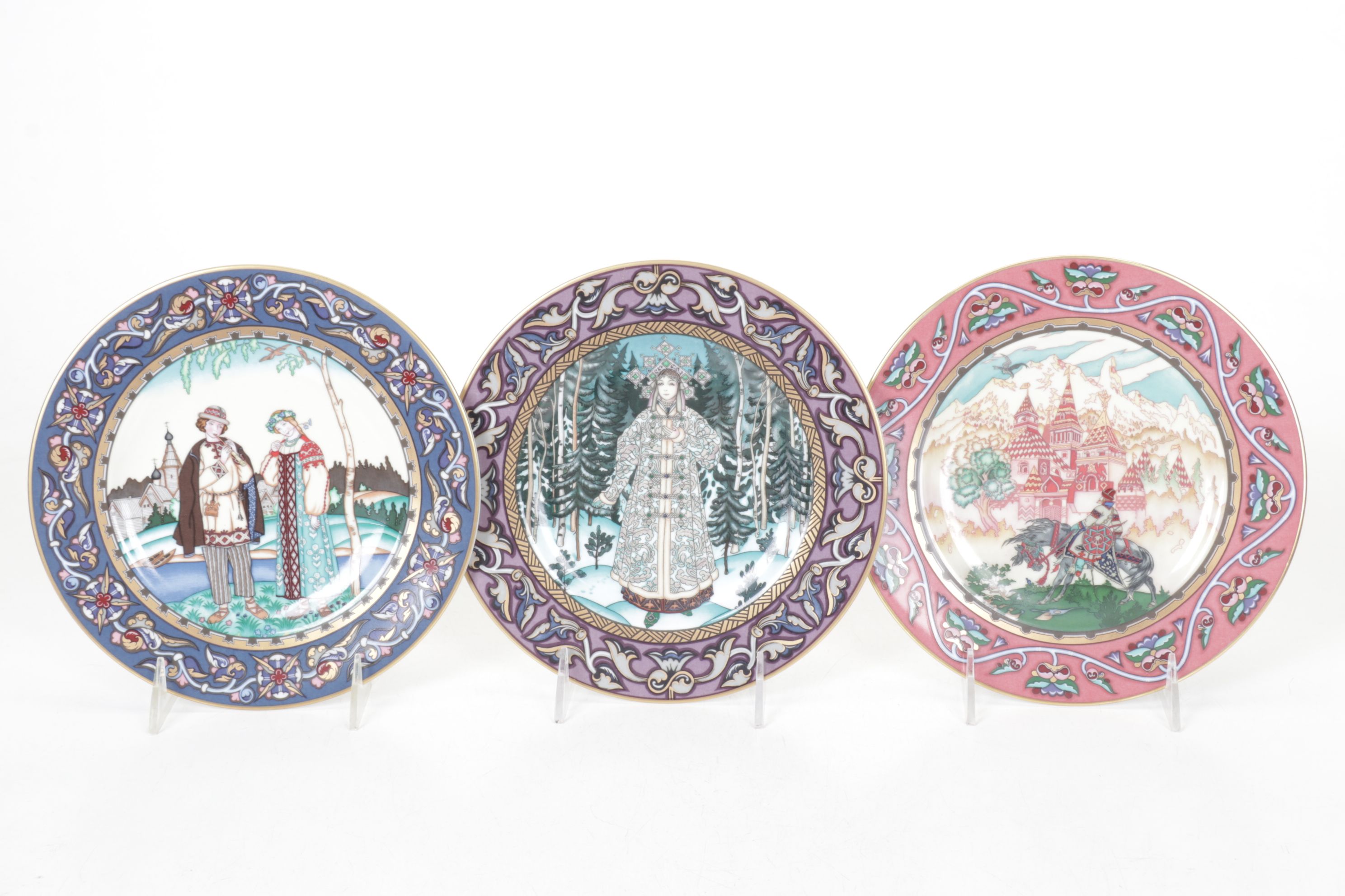 Illustrated Plate Collection of "The Russian Fairy Tales" by Boris Zvorykin