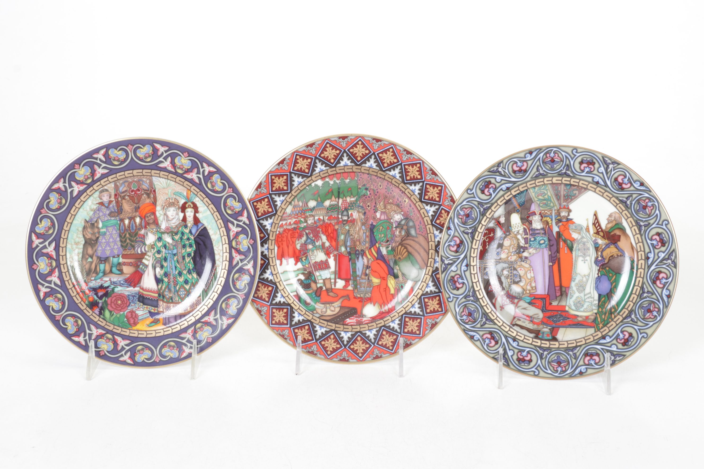 Illustrated Plate Collection of "The Russian Fairy Tales" by Boris Zvorykin