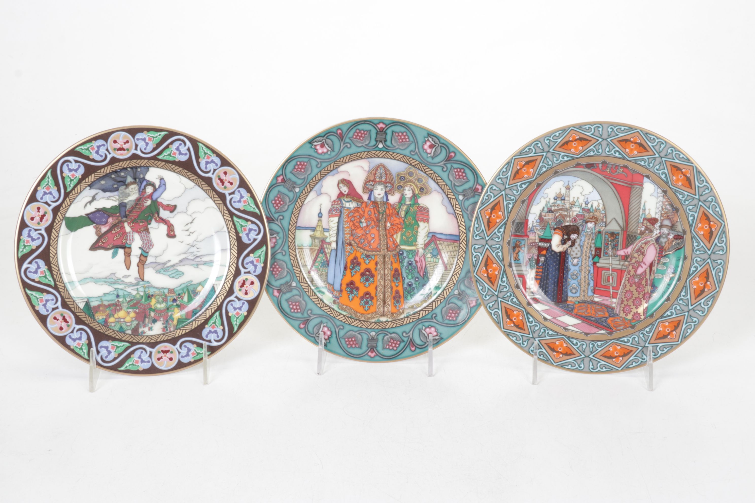 Illustrated Plate Collection of "The Russian Fairy Tales" by Boris Zvorykin
