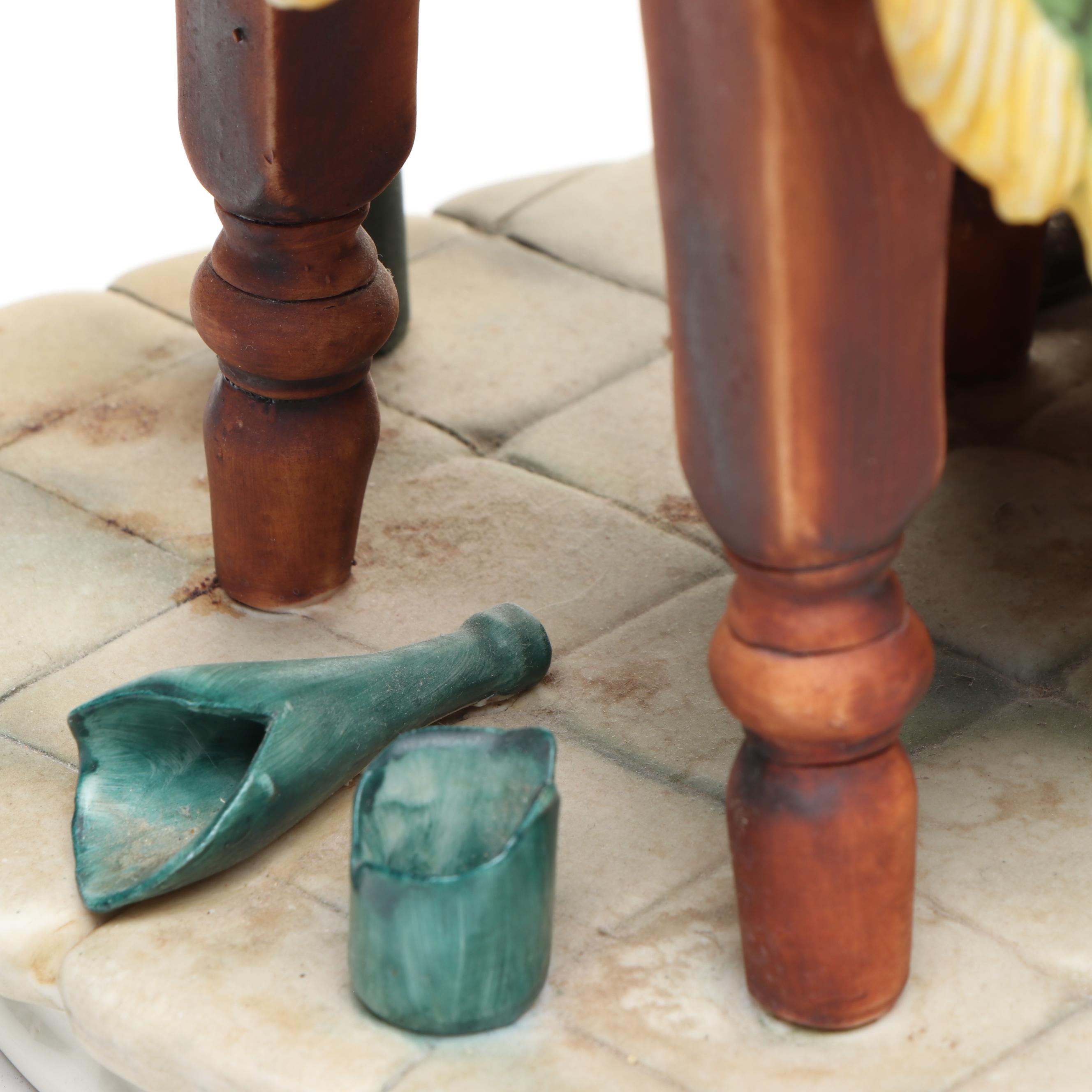 Capodimonte Limited Edition "The Gypsy Concertinist" Porcelain Figurine