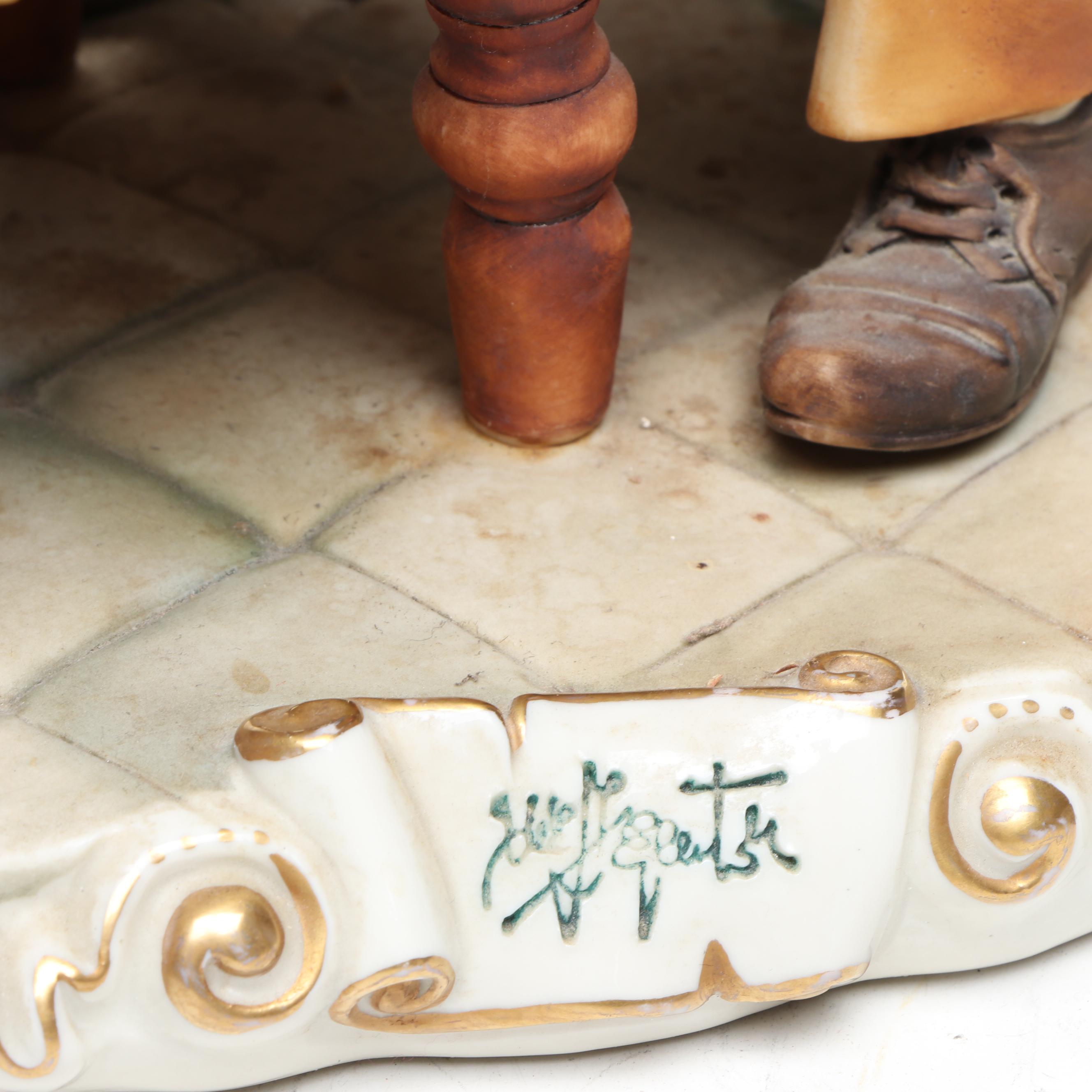 Capodimonte Limited Edition "The Gypsy Concertinist" Porcelain Figurine