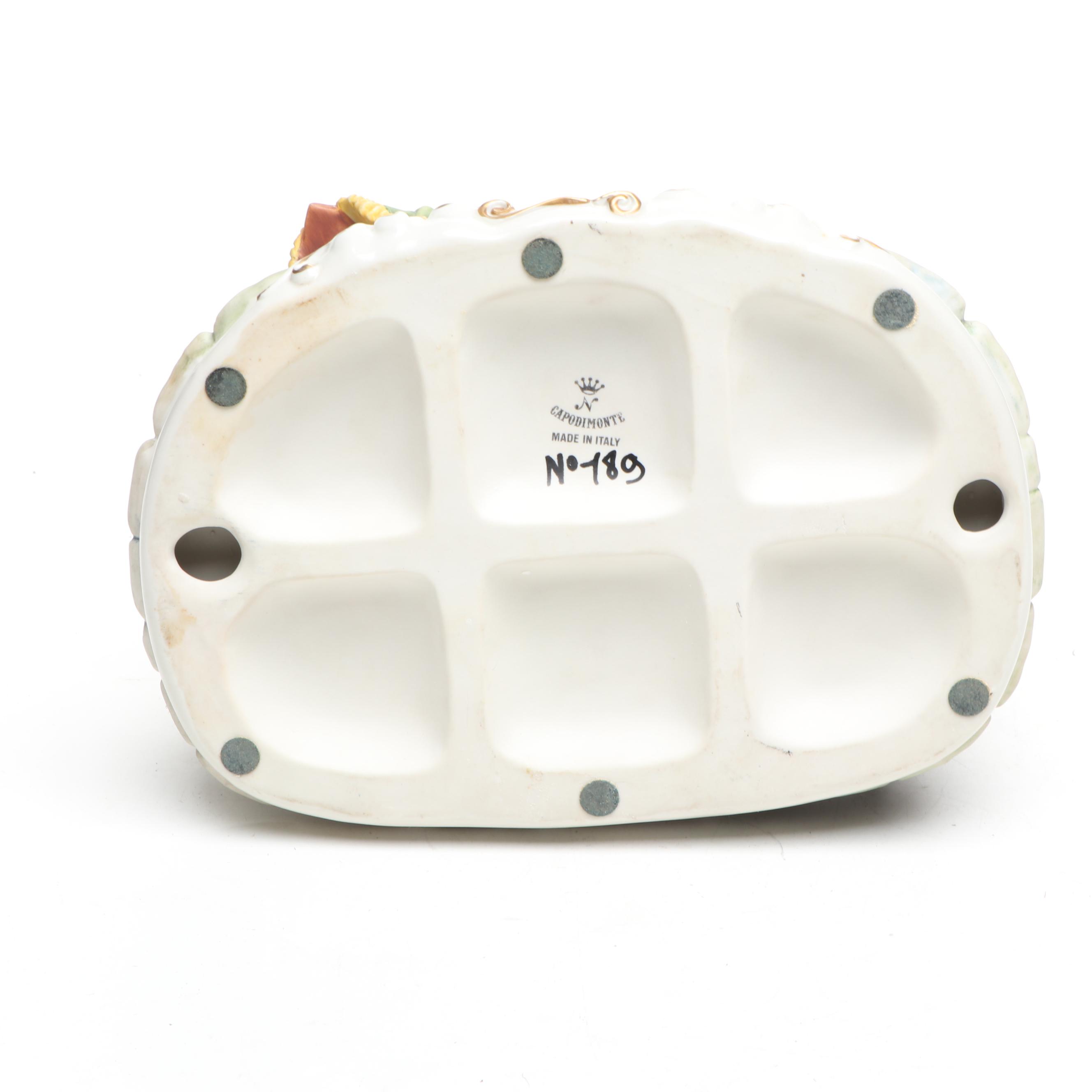 Capodimonte Limited Edition "The Gypsy Concertinist" Porcelain Figurine