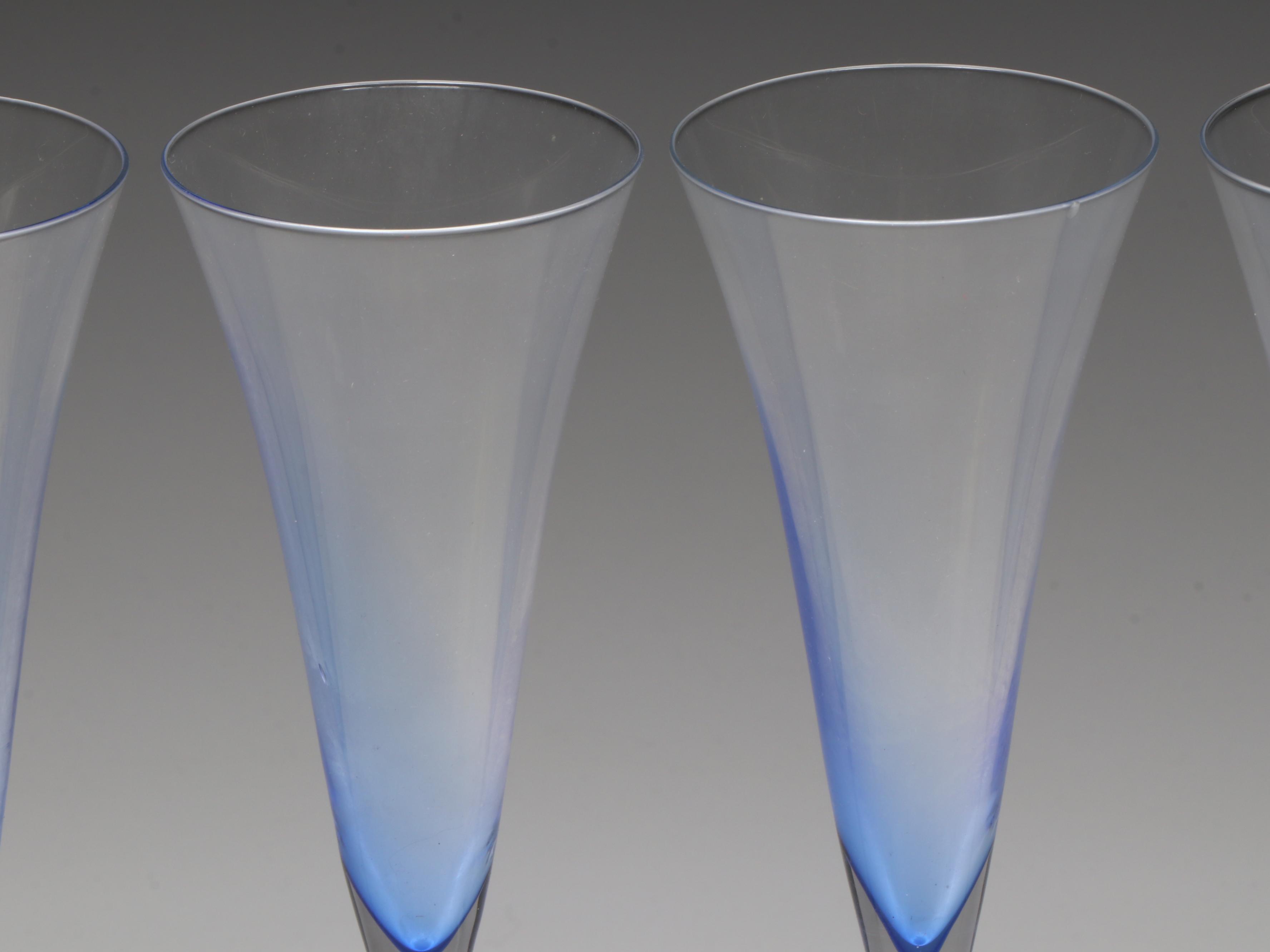 Krosno "Rhapsody" Fluted Champagne Glasses
