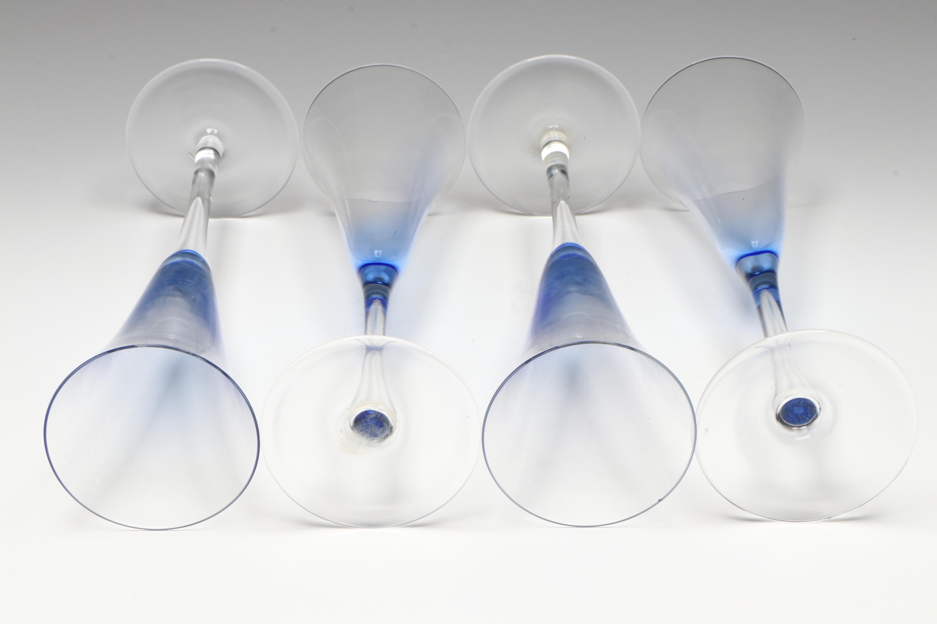 Krosno "Rhapsody" Fluted Champagne Glasses