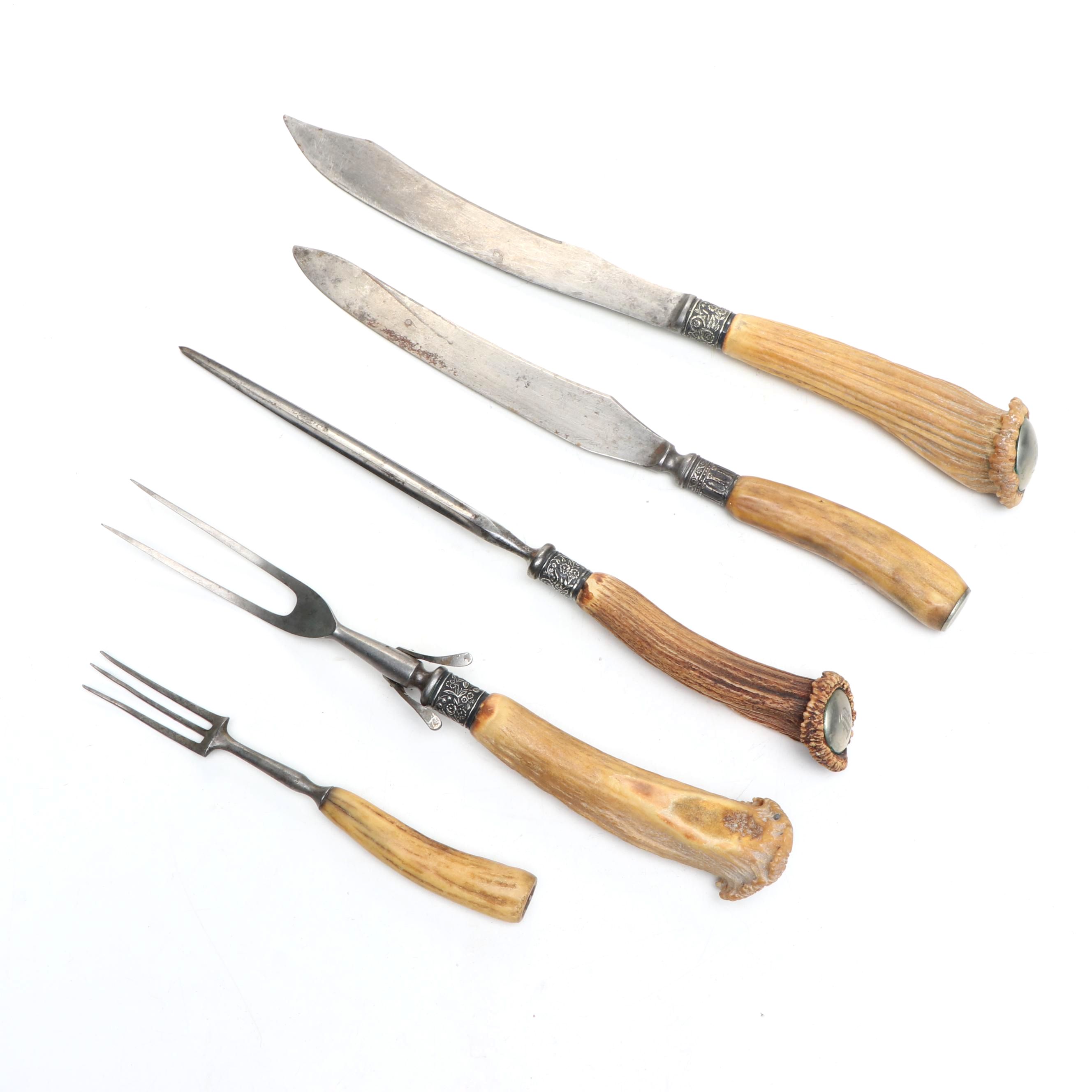 Antler Handle Serving Utensils