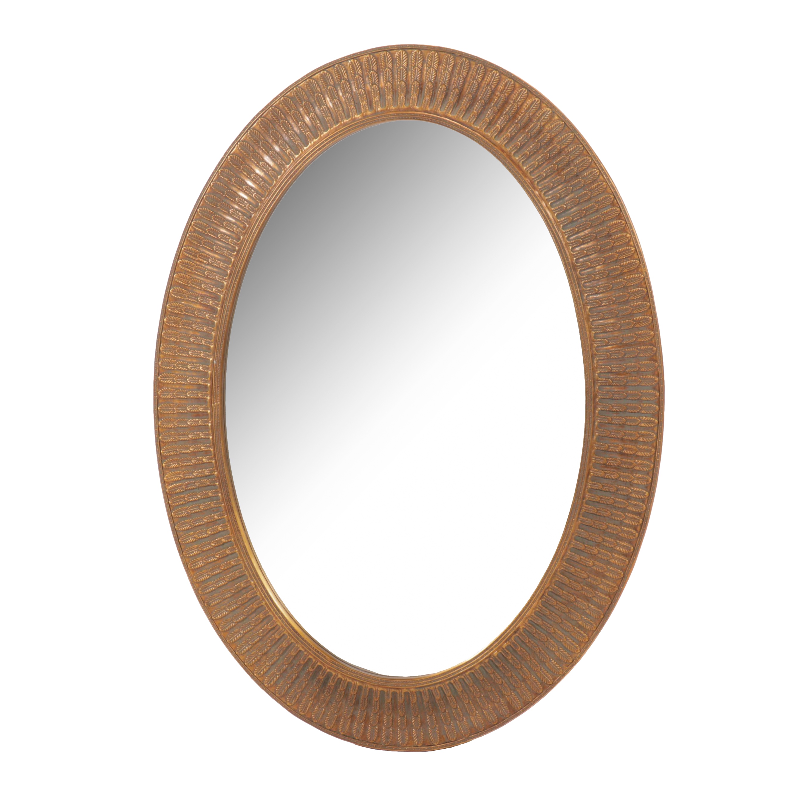 Bassett Mirror Co. Georgian Style Oval Wall Mirror