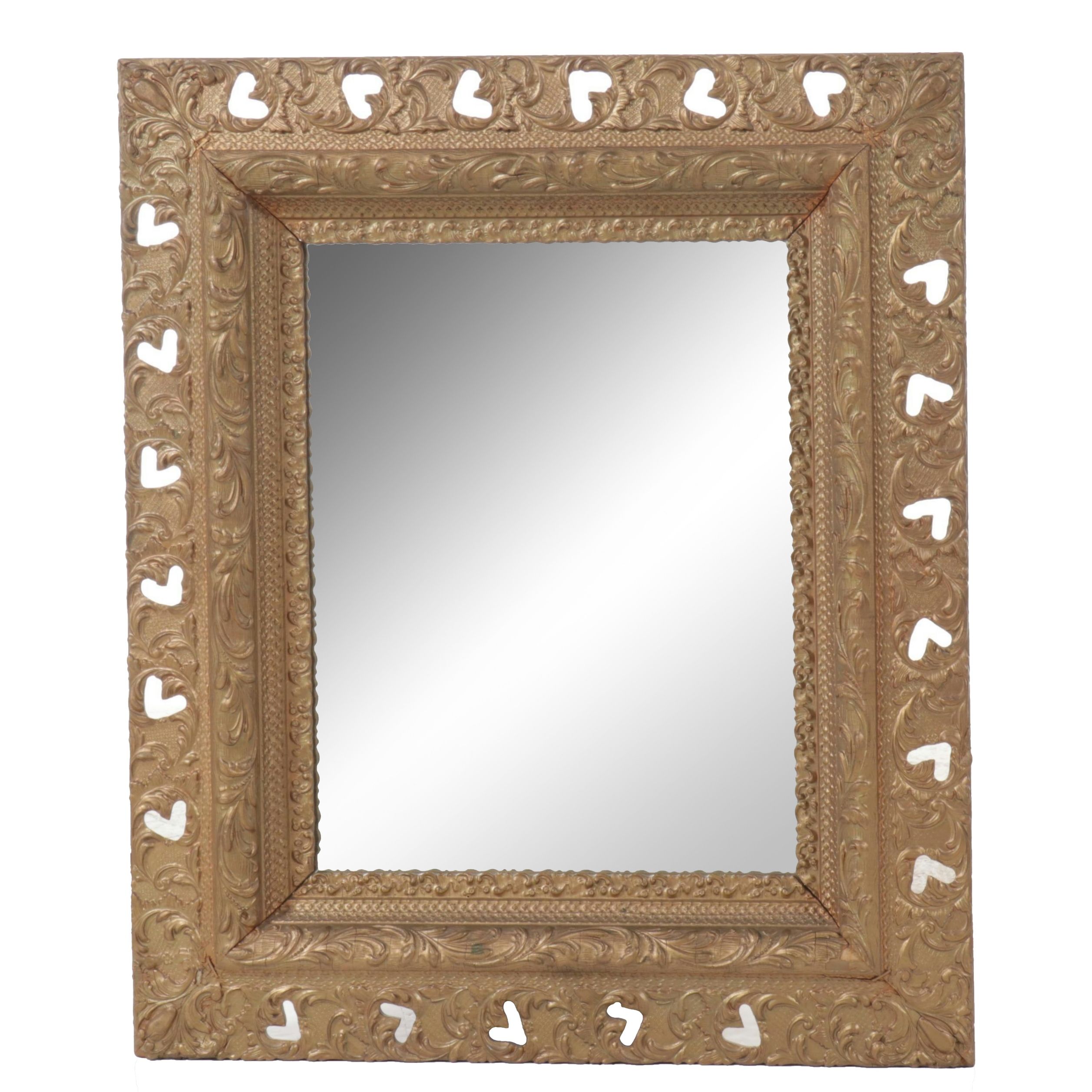 Italian Style Carved Giltwood Wall Mirror, Late 19th/ 20th Century