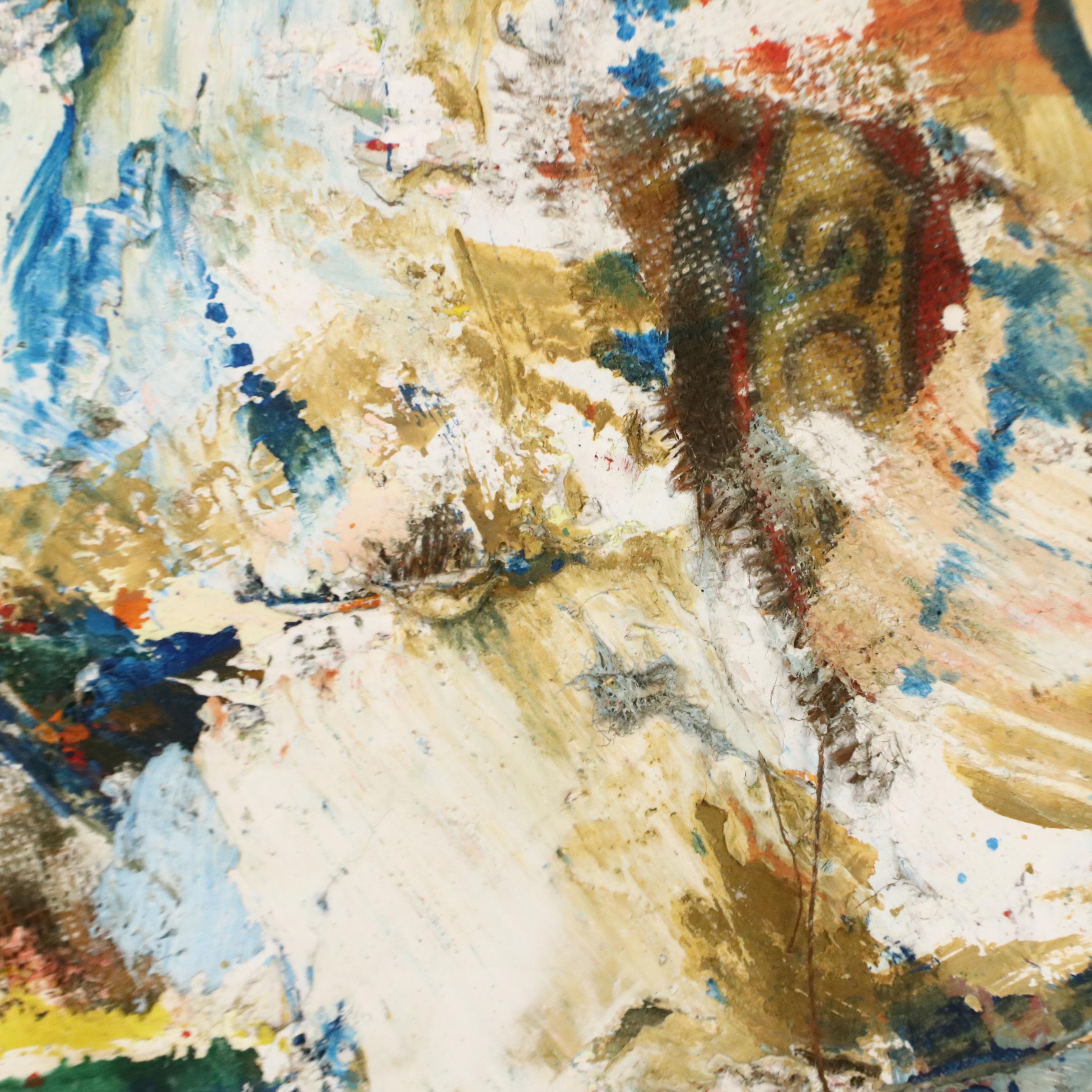 Robert Beaven Abstract Mixed Media Painting "Some Sounds for Lester"