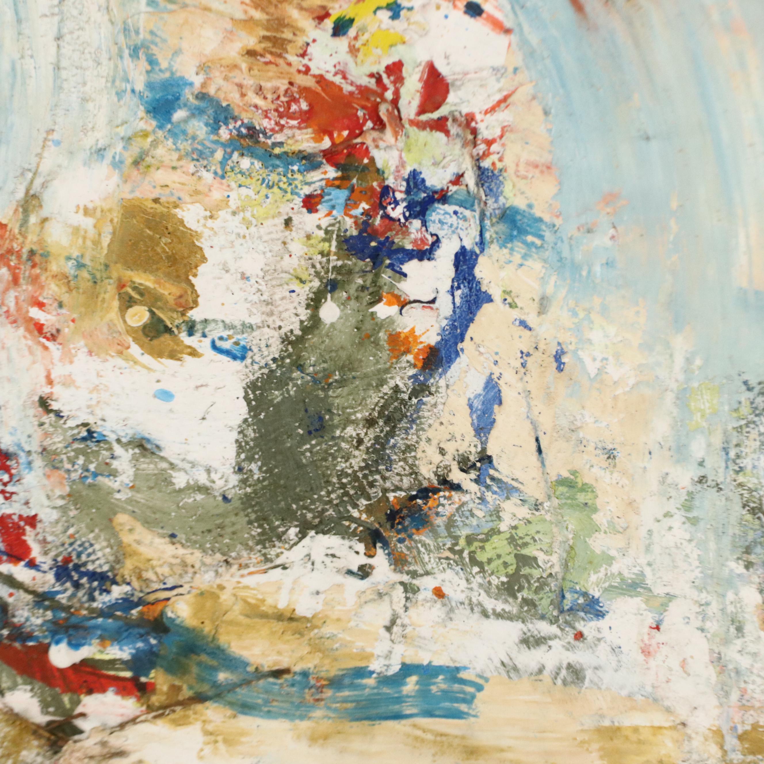 Robert Beaven Abstract Mixed Media Painting "Some Sounds for Lester"