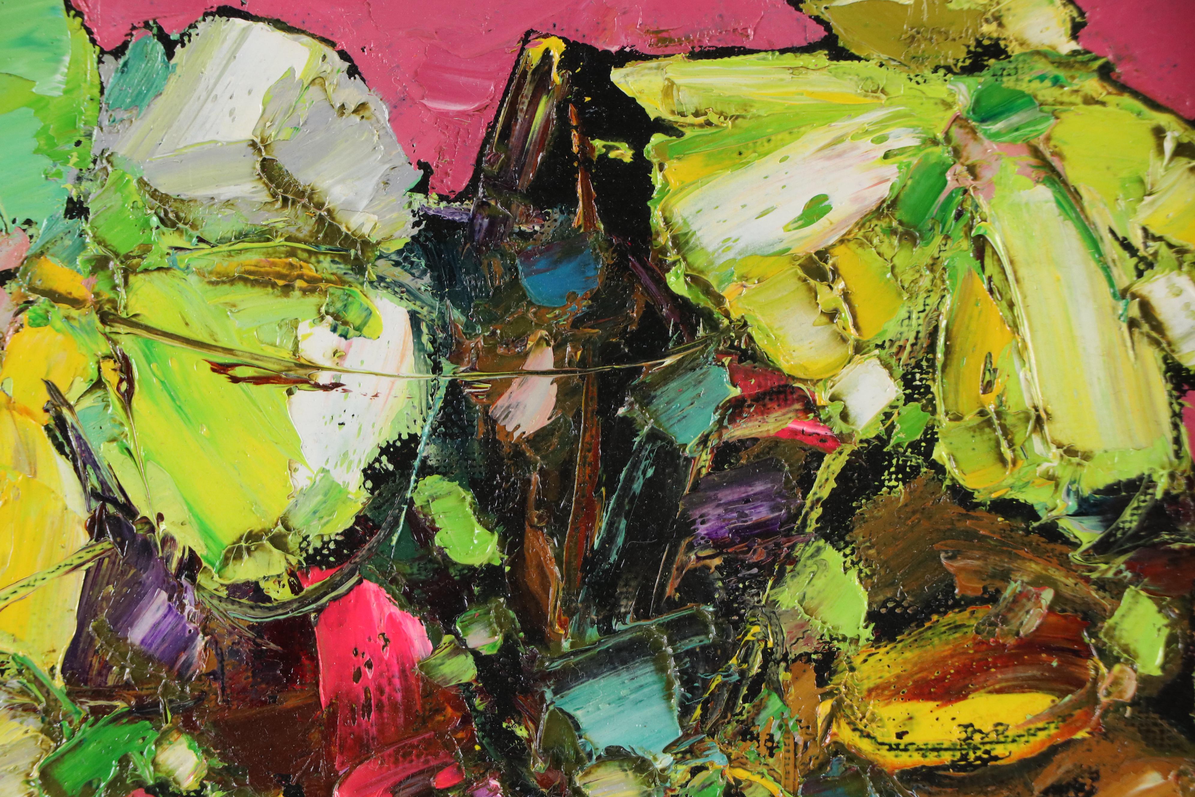 Anastasiya Kimachenko Impasto Still Life Oil Painting