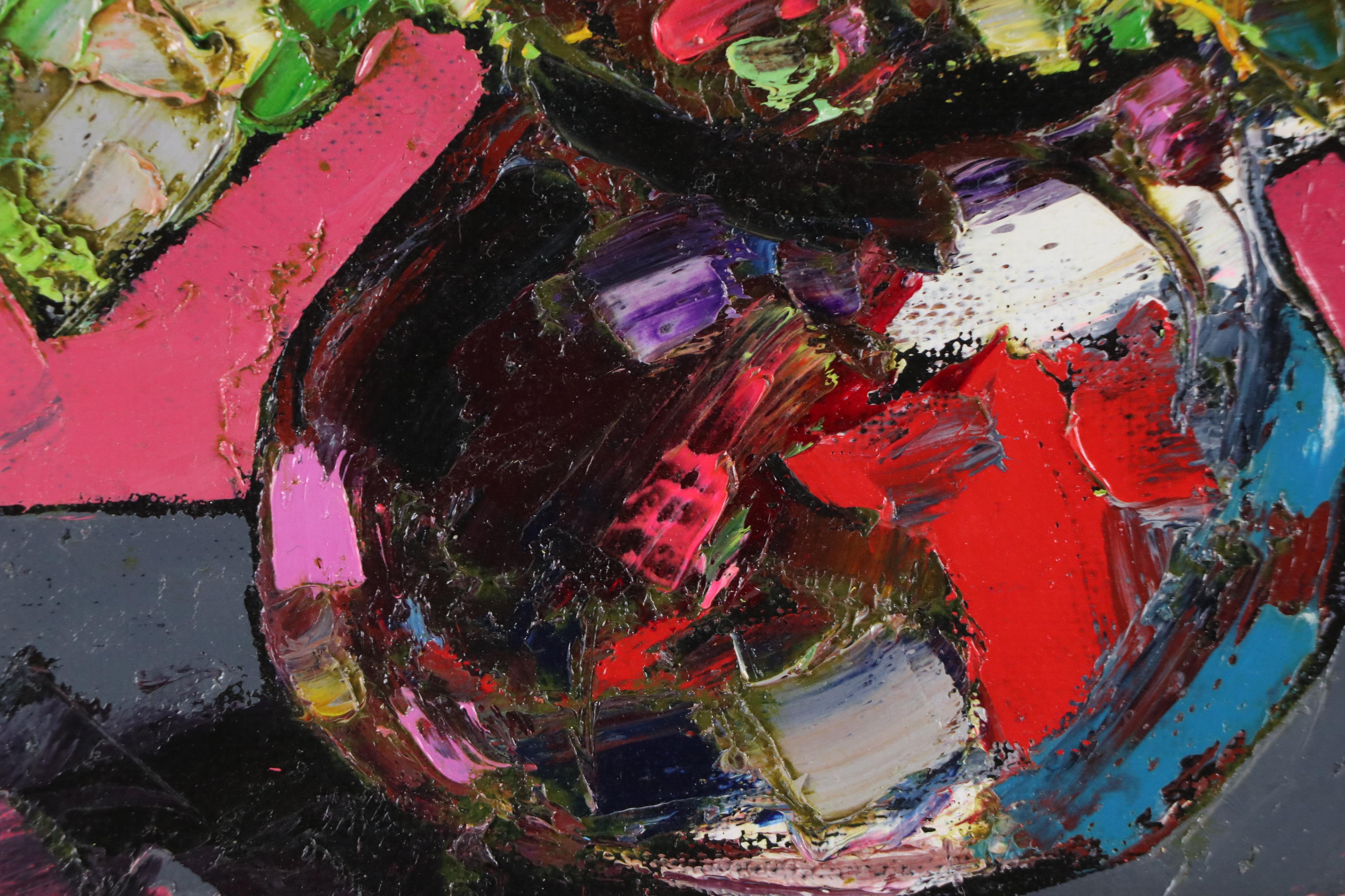 Anastasiya Kimachenko Impasto Still Life Oil Painting