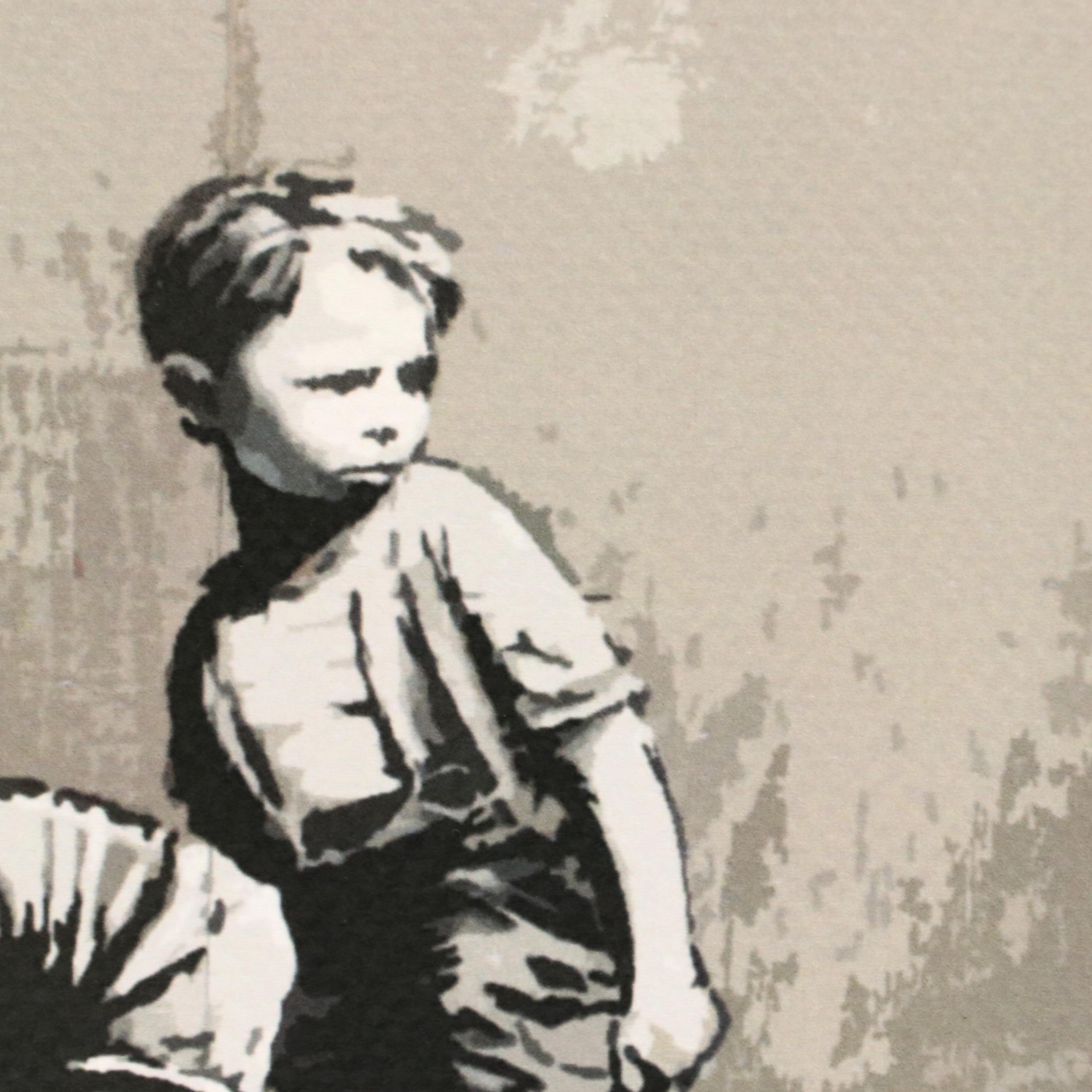 Death NYC Pop Art Graphic Print Featuring Snoopy & Woodstock x Banksy, 2022