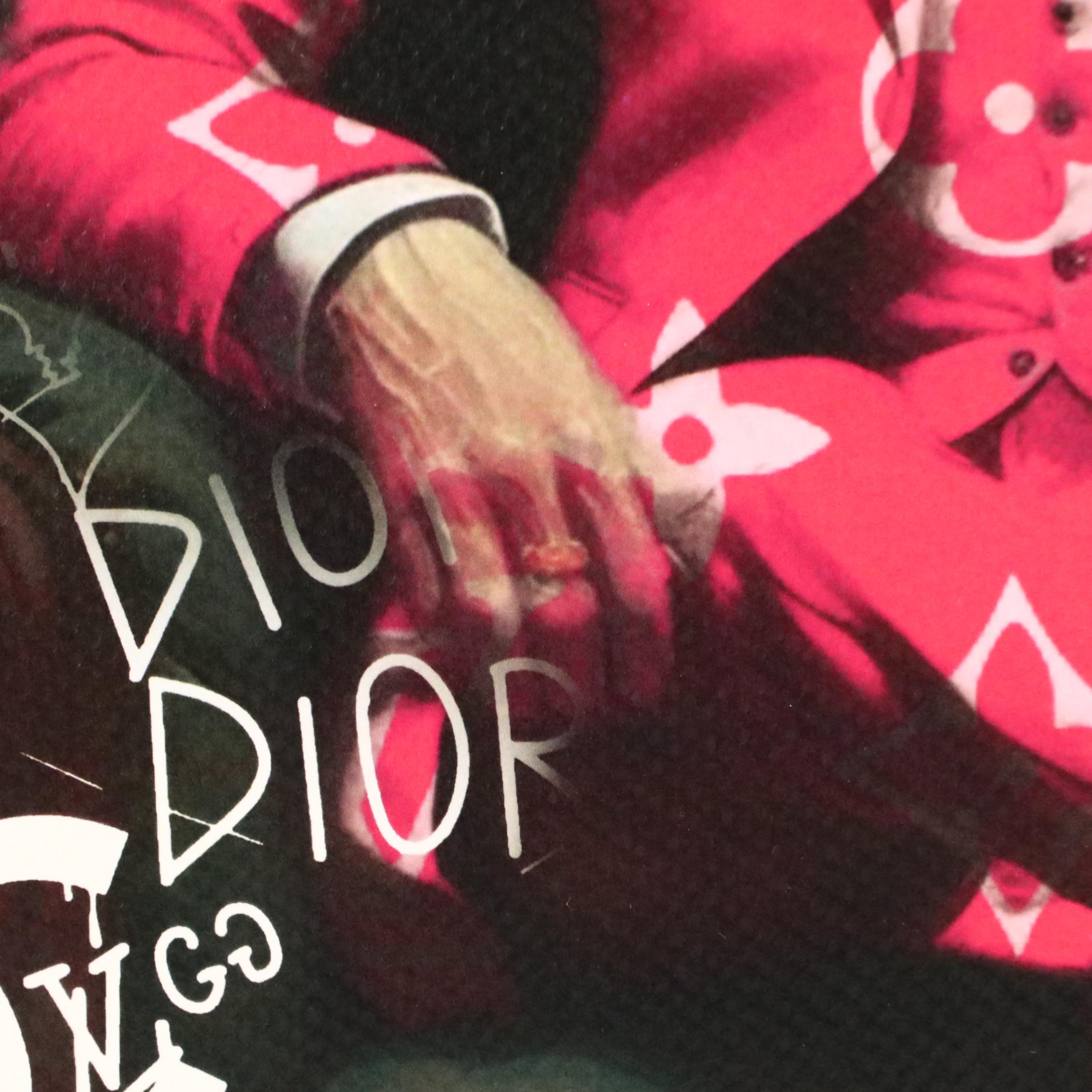 Death NYC Pop Art Graphic Print Featuring Anthropomorphic High Fashion Cat, 2024