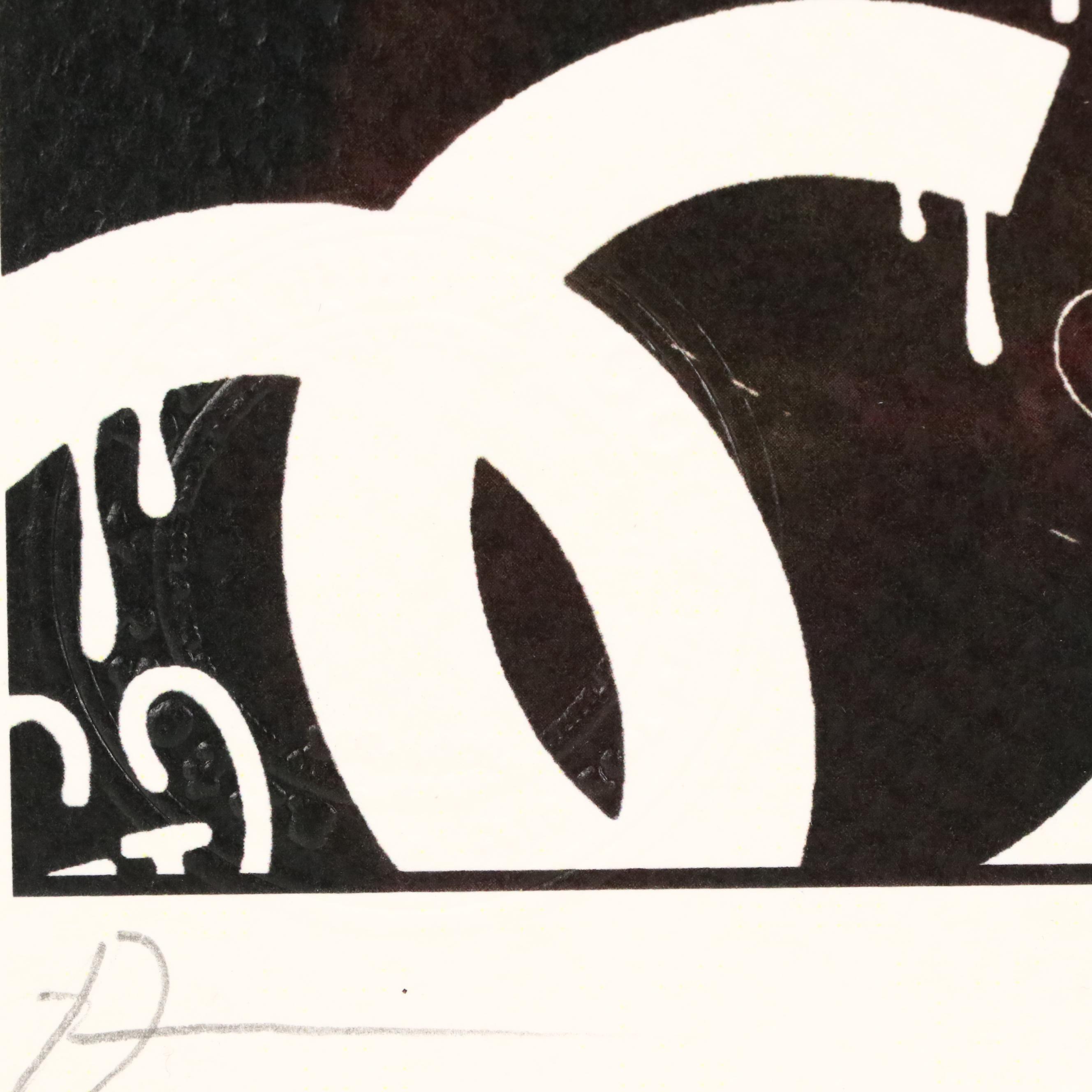 Death NYC Pop Art Graphic Print Featuring Anthropomorphic High Fashion Cat, 2024