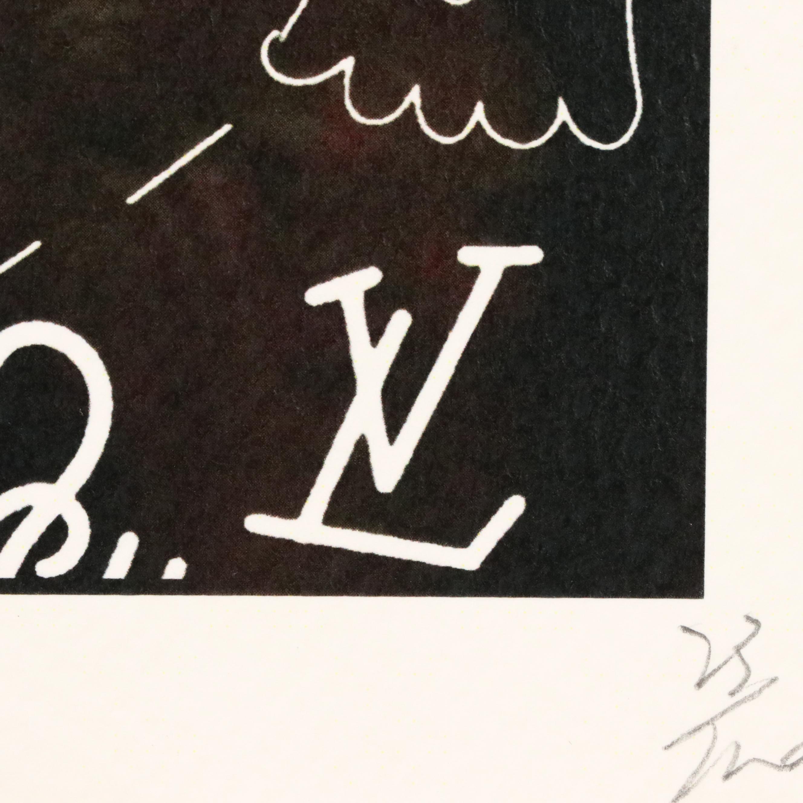 Death NYC Pop Art Graphic Print Featuring Anthropomorphic High Fashion Cat, 2024