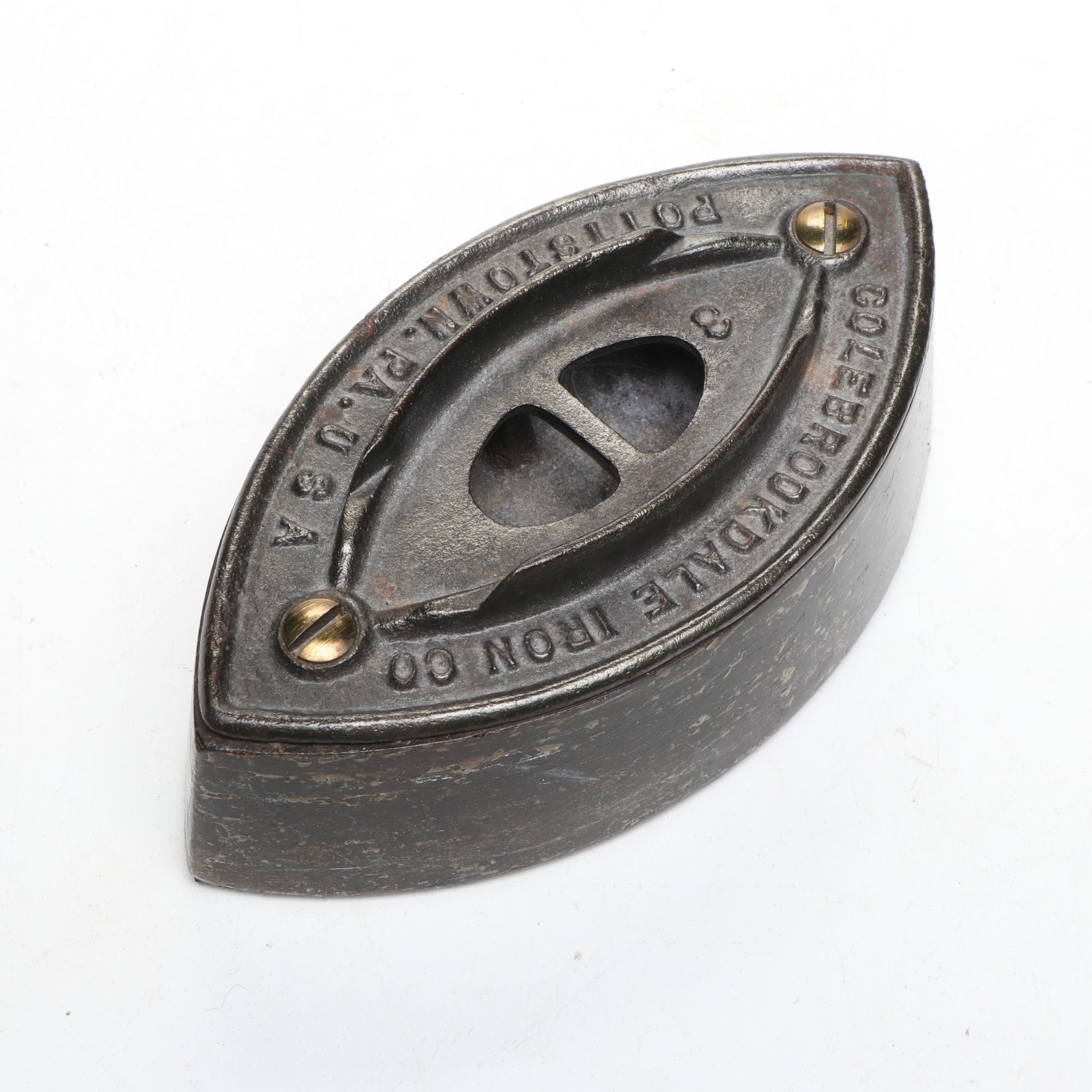 Colebrookedale Iron Co. and Other Sad Iron, Antique