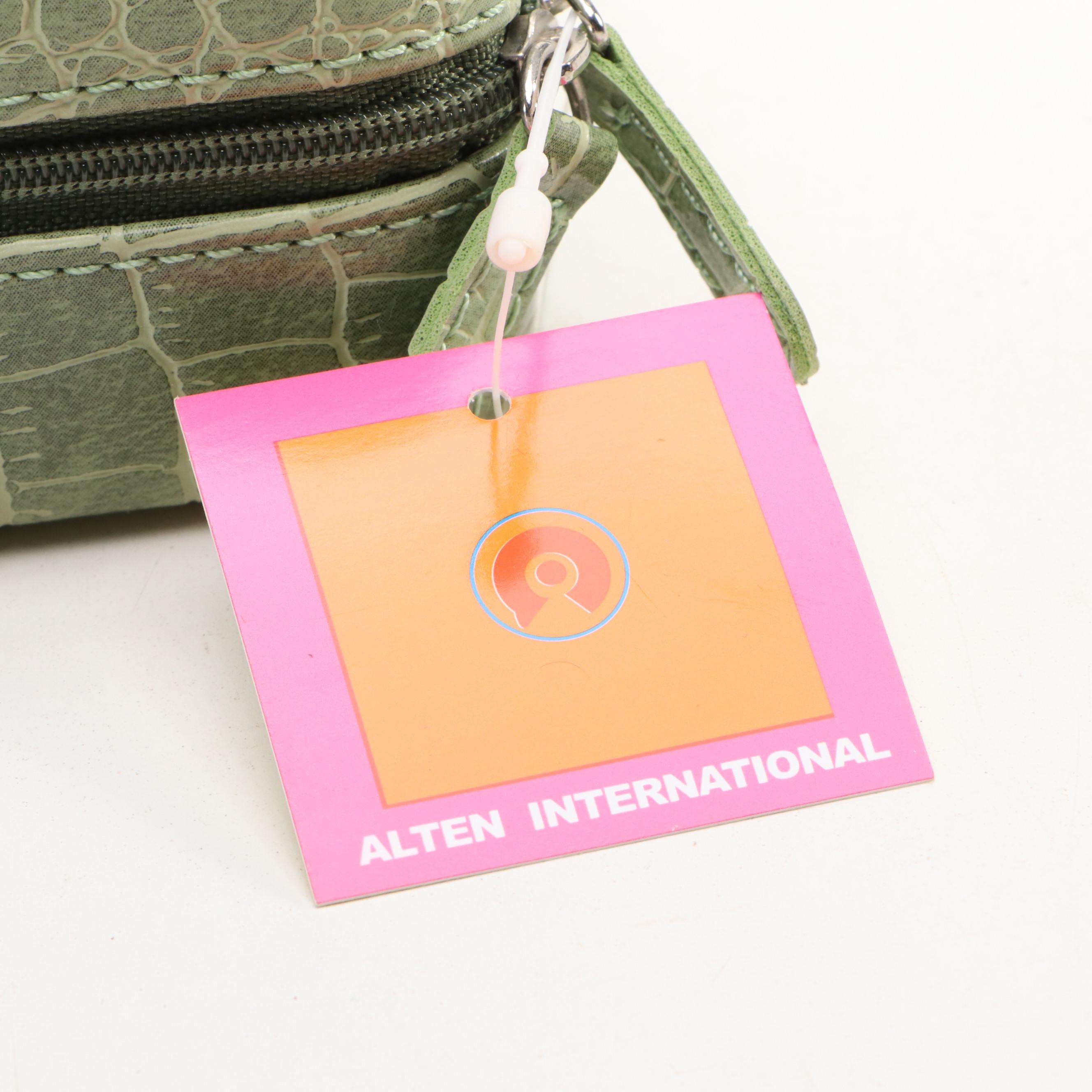 Alten International Faux Crocodile Embossed Jewelry Cases