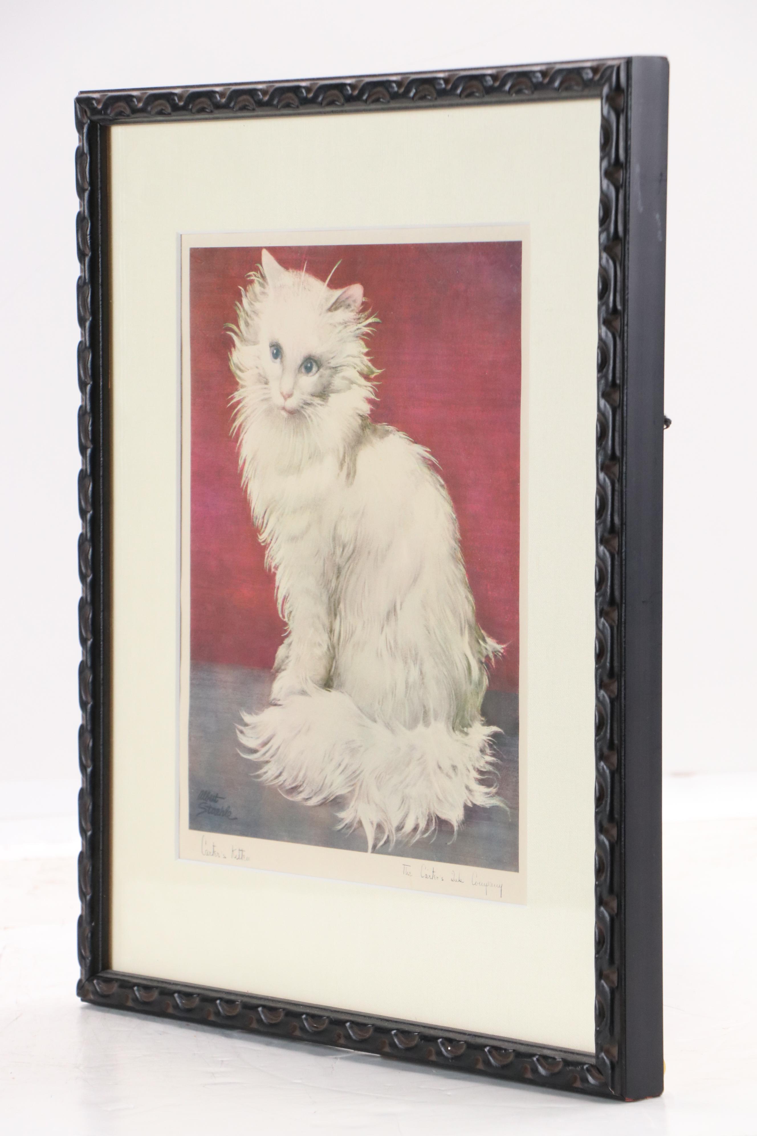 Offset Lithograph "Carter's Kitten" After Albert Staehle