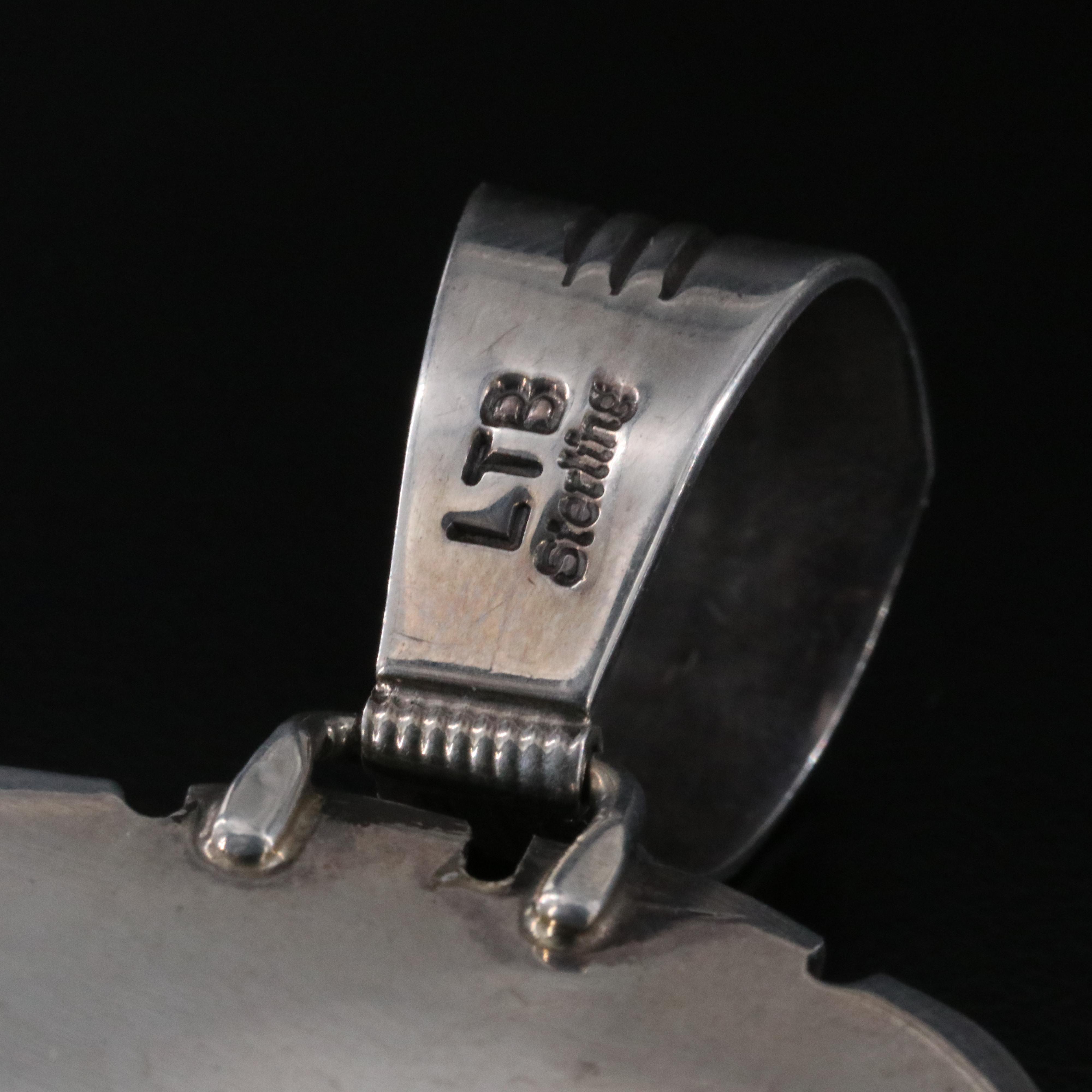 Loren Thomas Begay Navajo Diné Sterling Turquoise Pendant