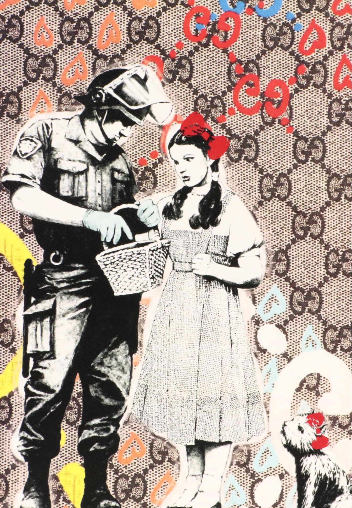 Death NYC Pop Art Graphic Print Featuring Banksy x Gucci, 2022