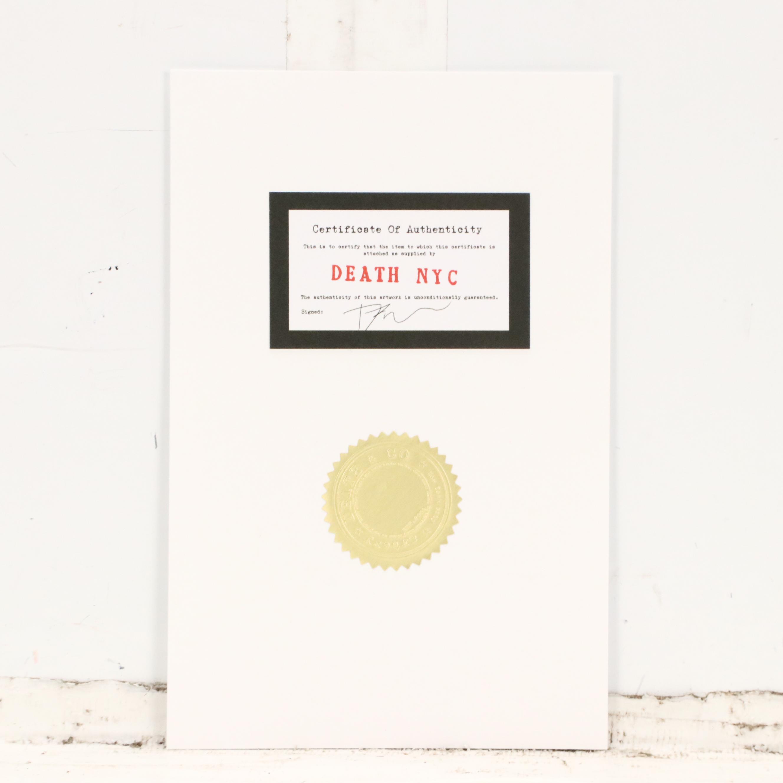 Death NYC Pop Art Graphic Print Featuring Banksy x Gucci, 2022