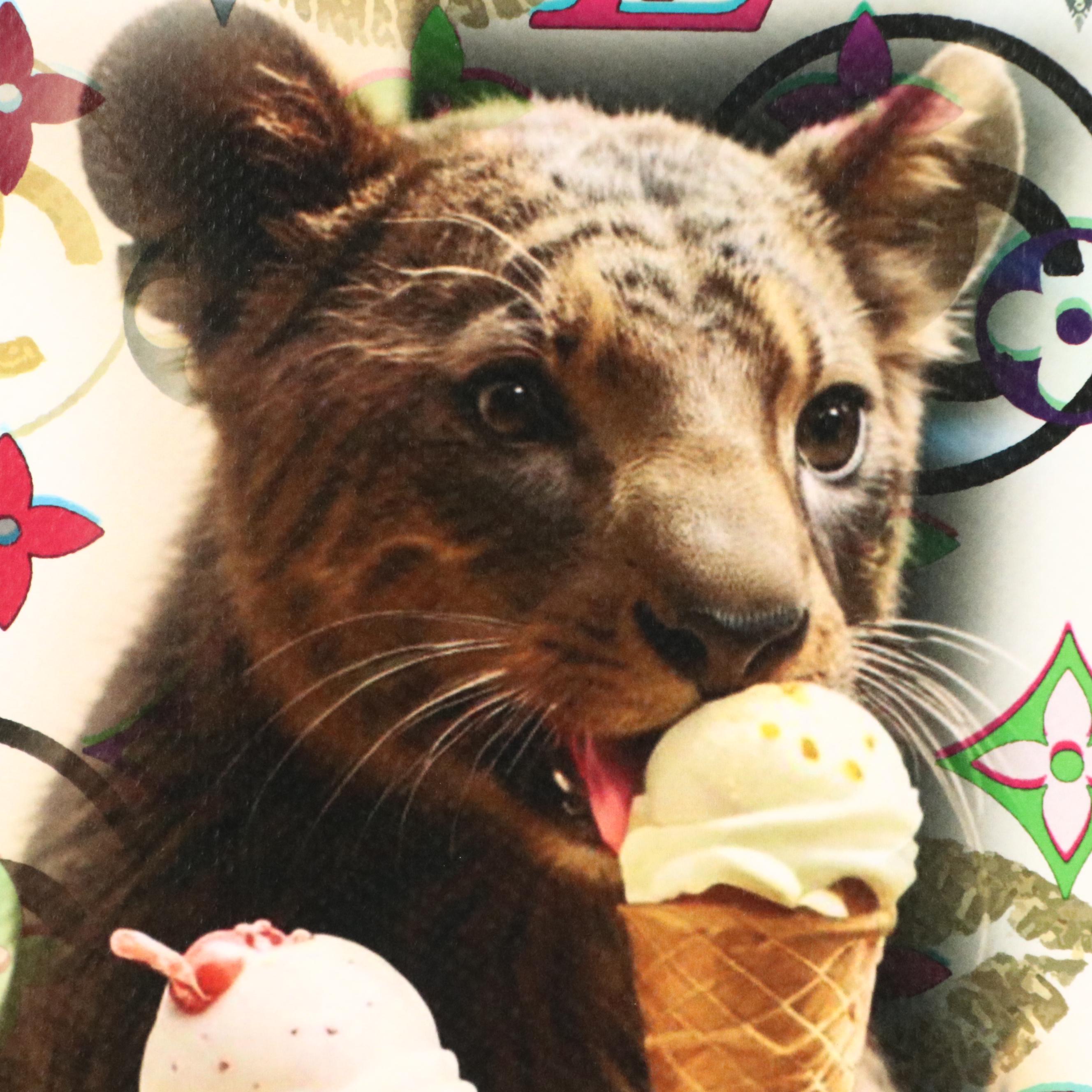 Death NYC Pop Art Graphic Print Featuring Cub x LV x Chanel, 2024