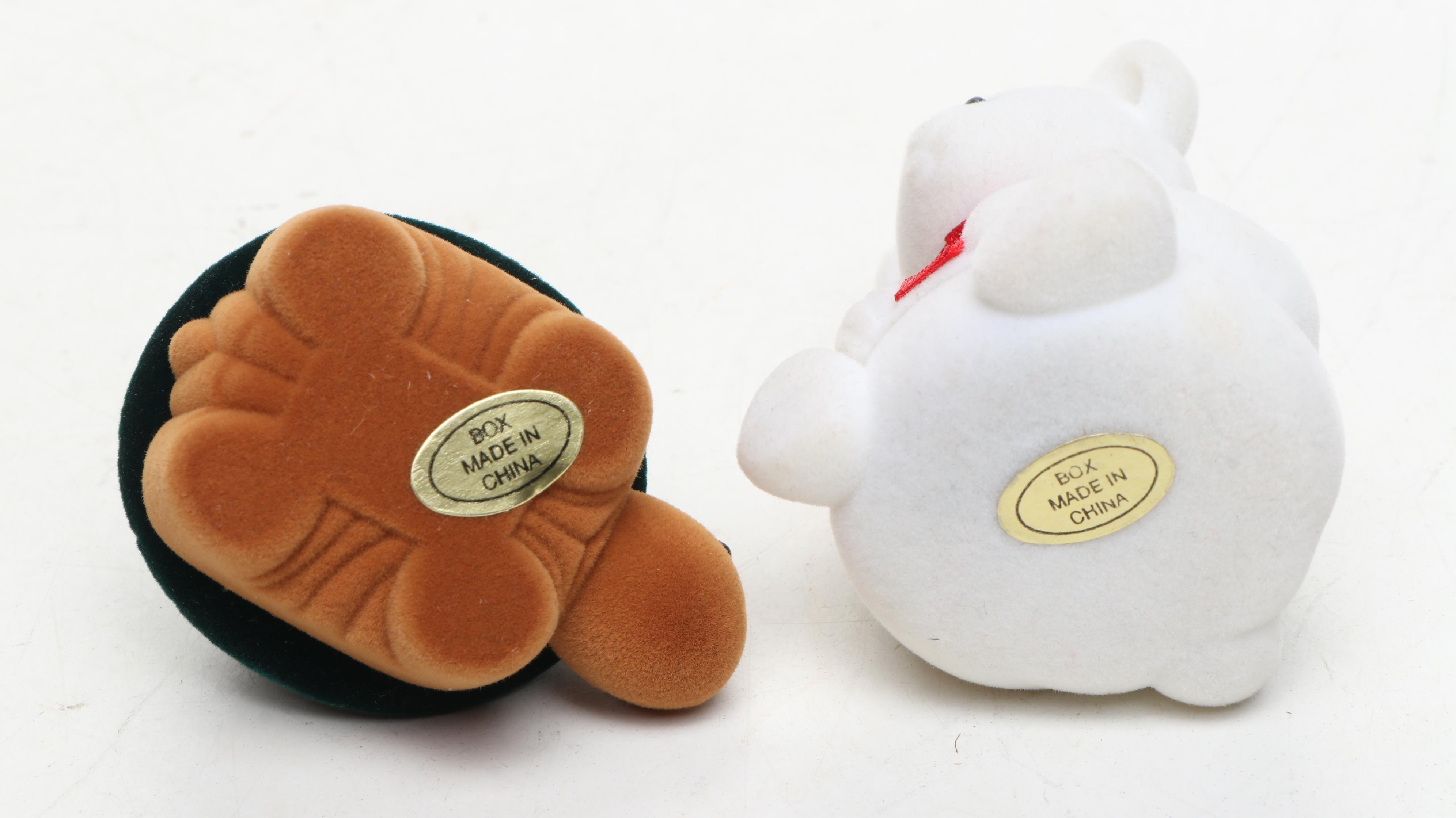 240 Flocked Polar Bear Ring Boxes and 144 Turtle Earring Boxes