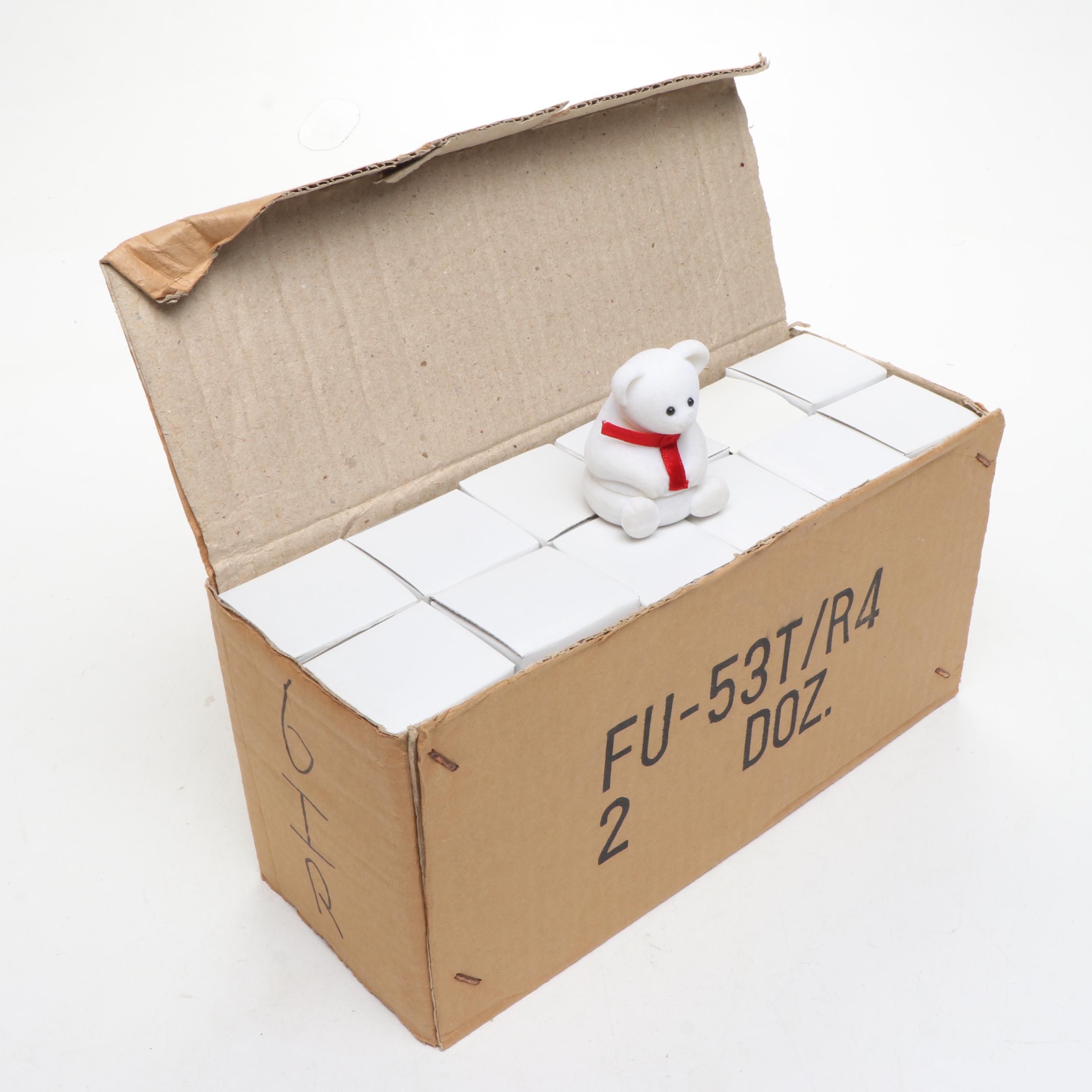 240 Flocked Polar Bear Ring Boxes and 144 Turtle Earring Boxes