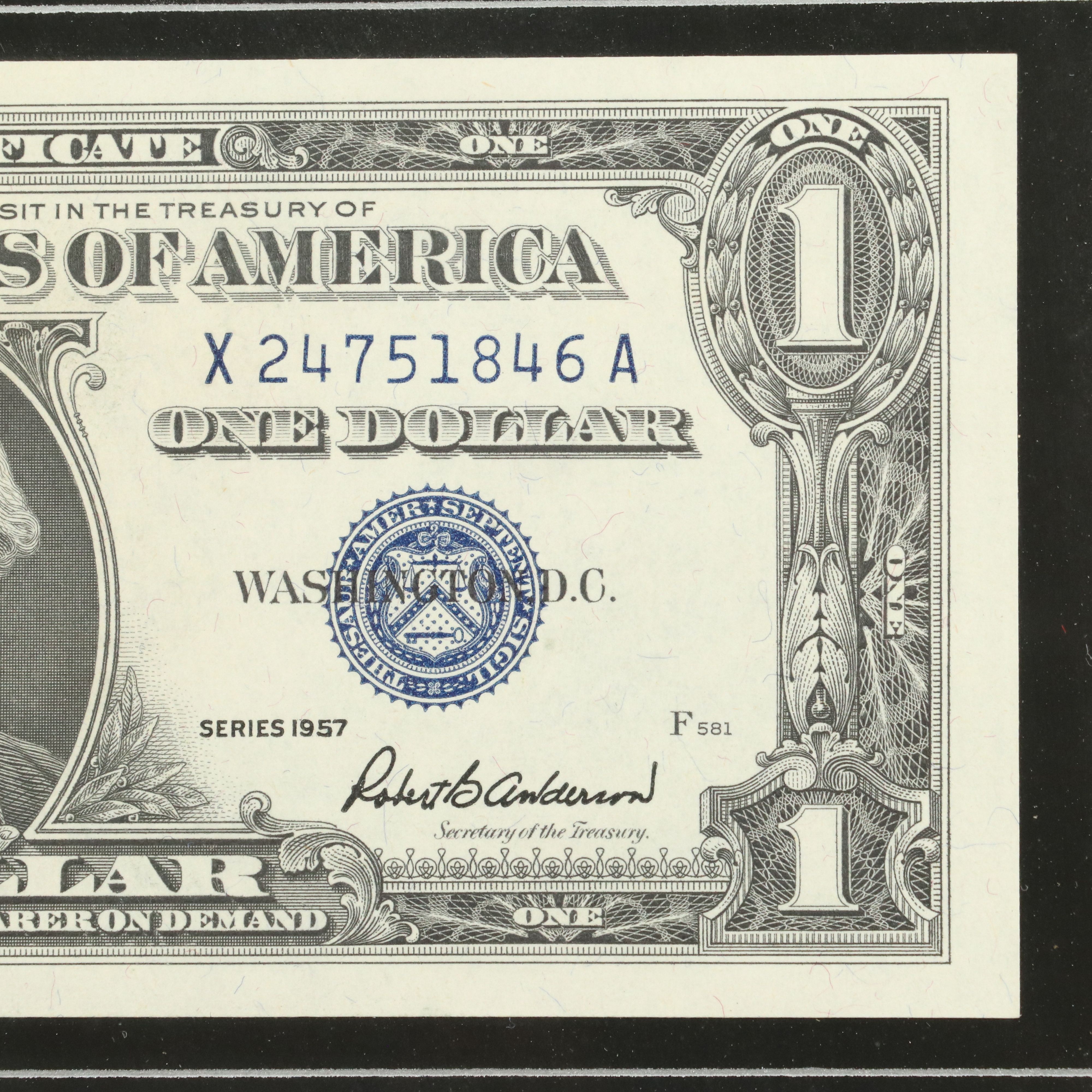"United States Obsolete Dollar Type Set" Framed Group of Silver Dollars and More