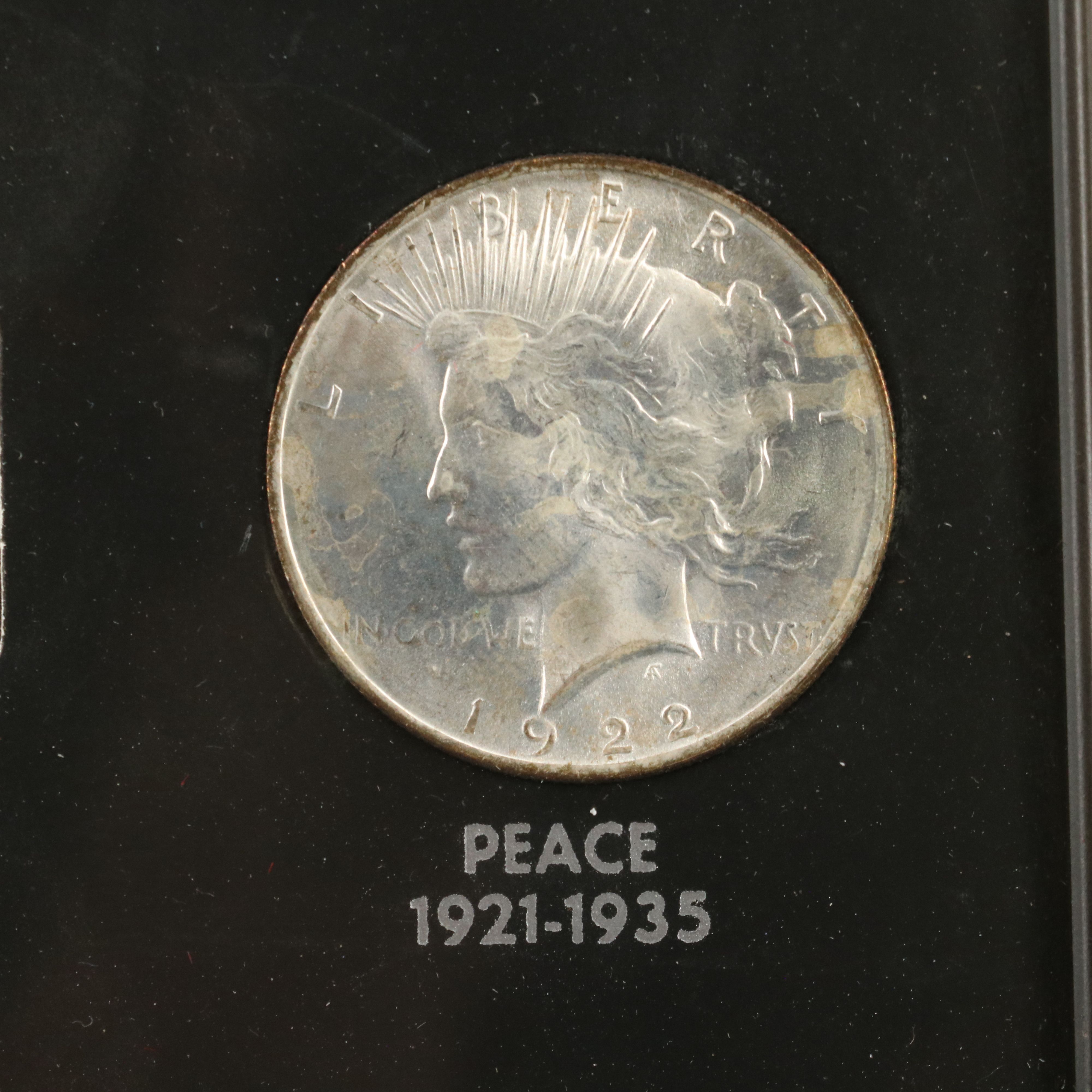 "United States Obsolete Dollar Type Set" Framed Group of Silver Dollars and More