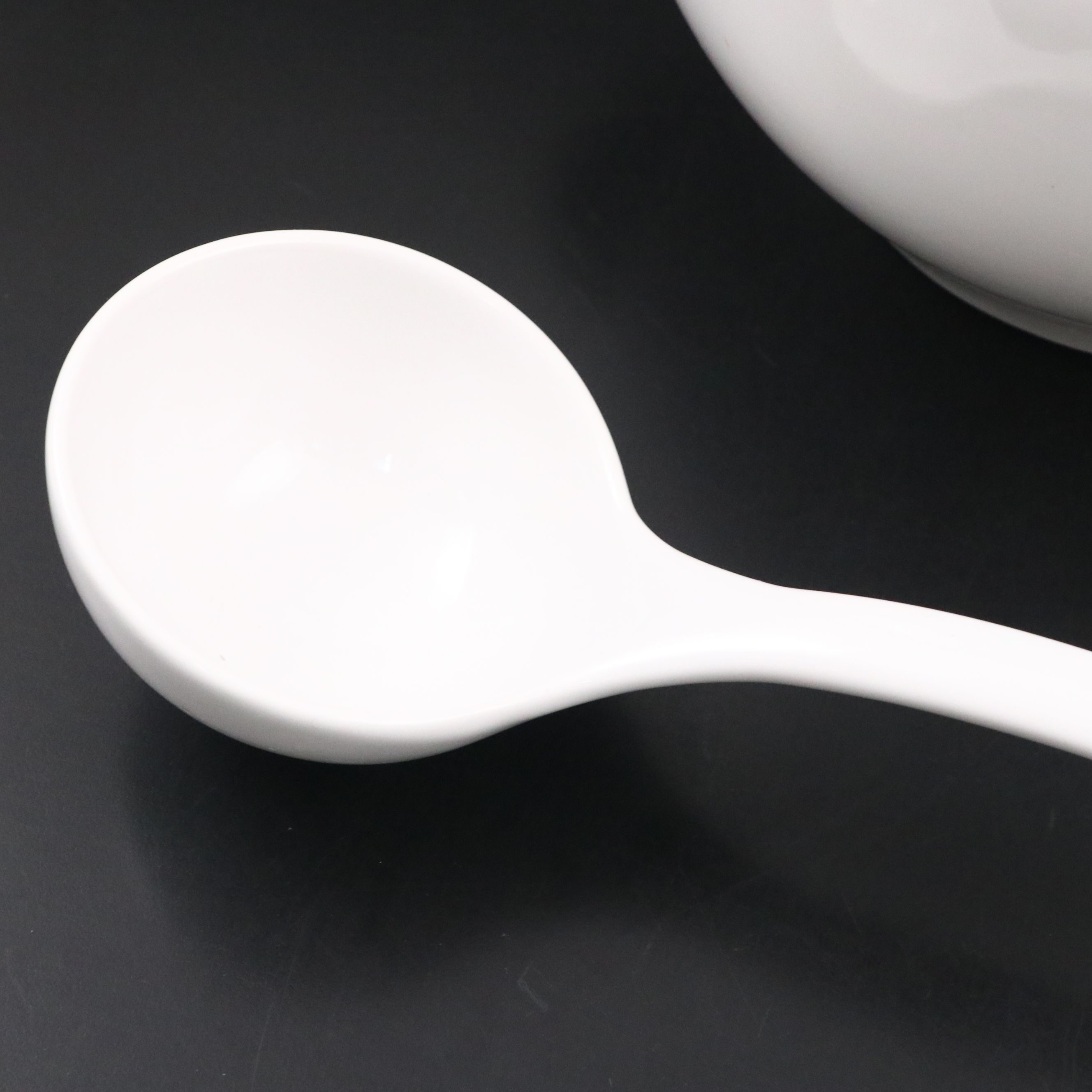 Pottery Barn White Ceramic Soup Tureen and Ladle