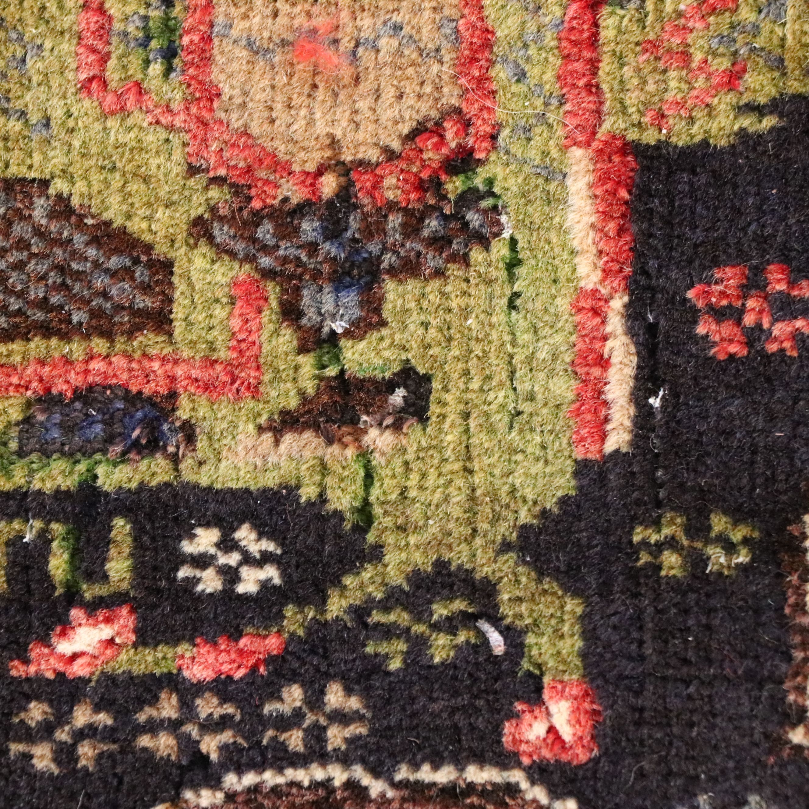 3' x 4'10 Hand-Knotted Caucasian Pictorial Accent Rug