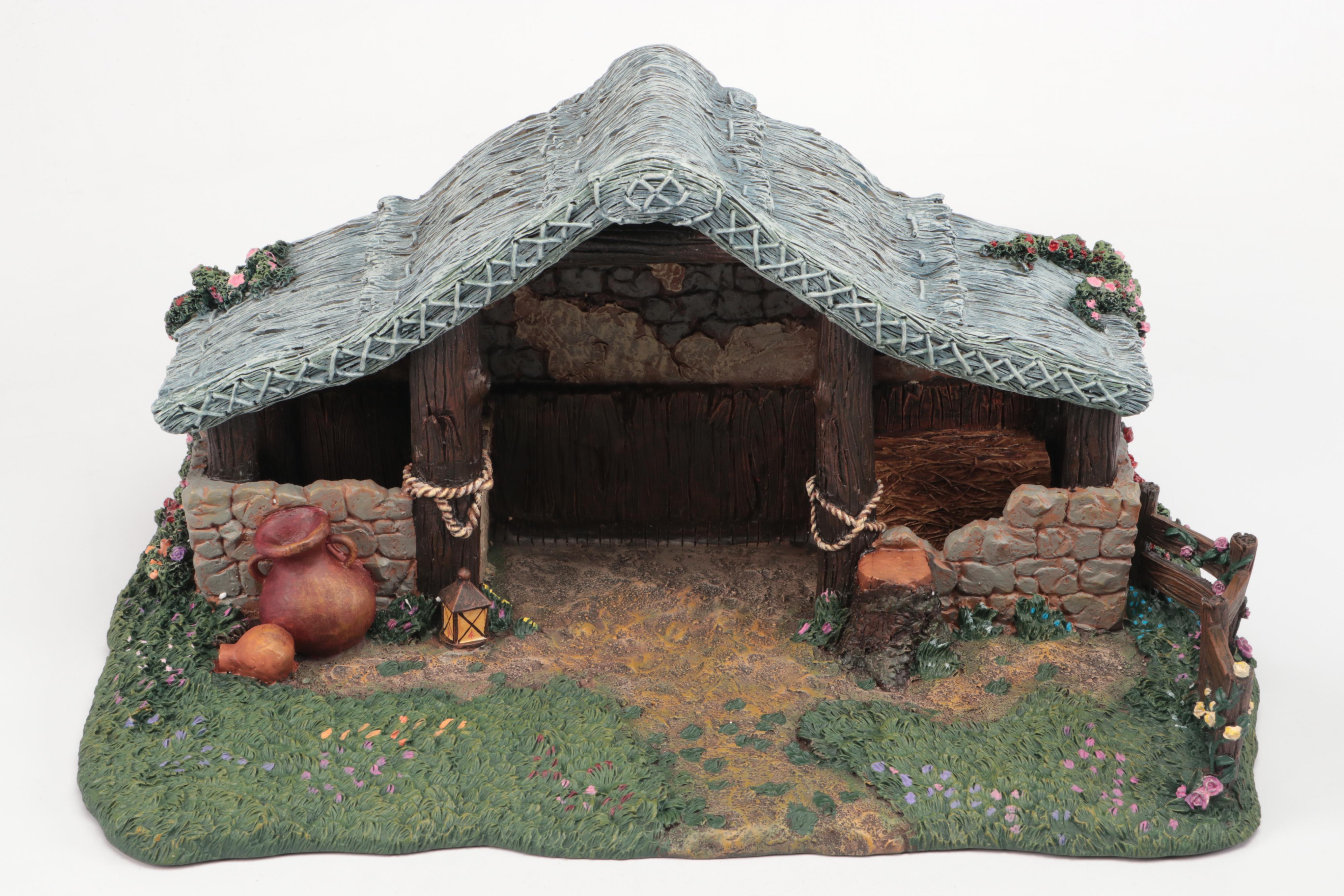 Hawthorne Village Thomas Kinkade Nativity Set