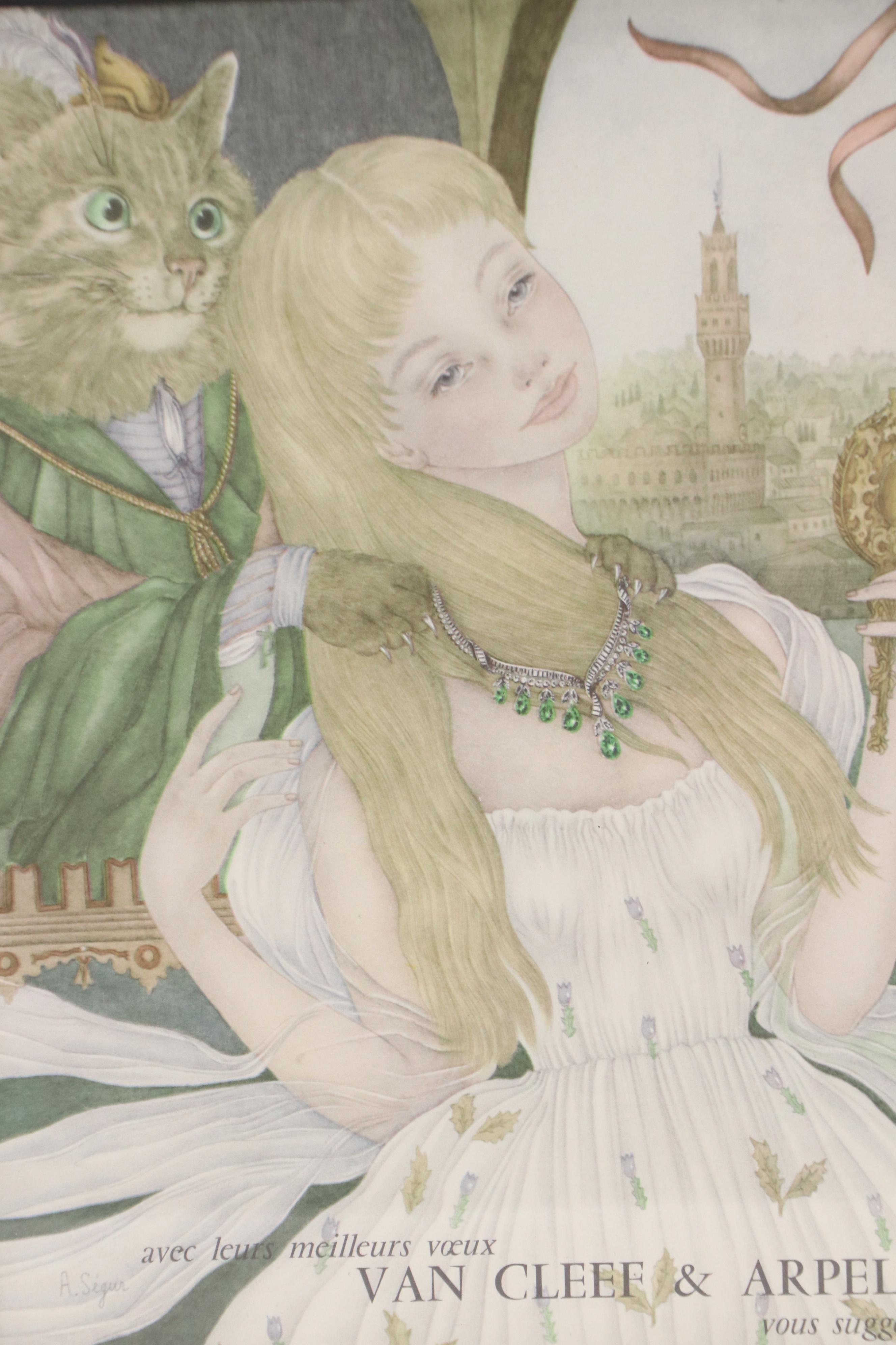 Jewelry Advertisements with Cats for Harry Winston, Rolex and Van Cleef & Arpels