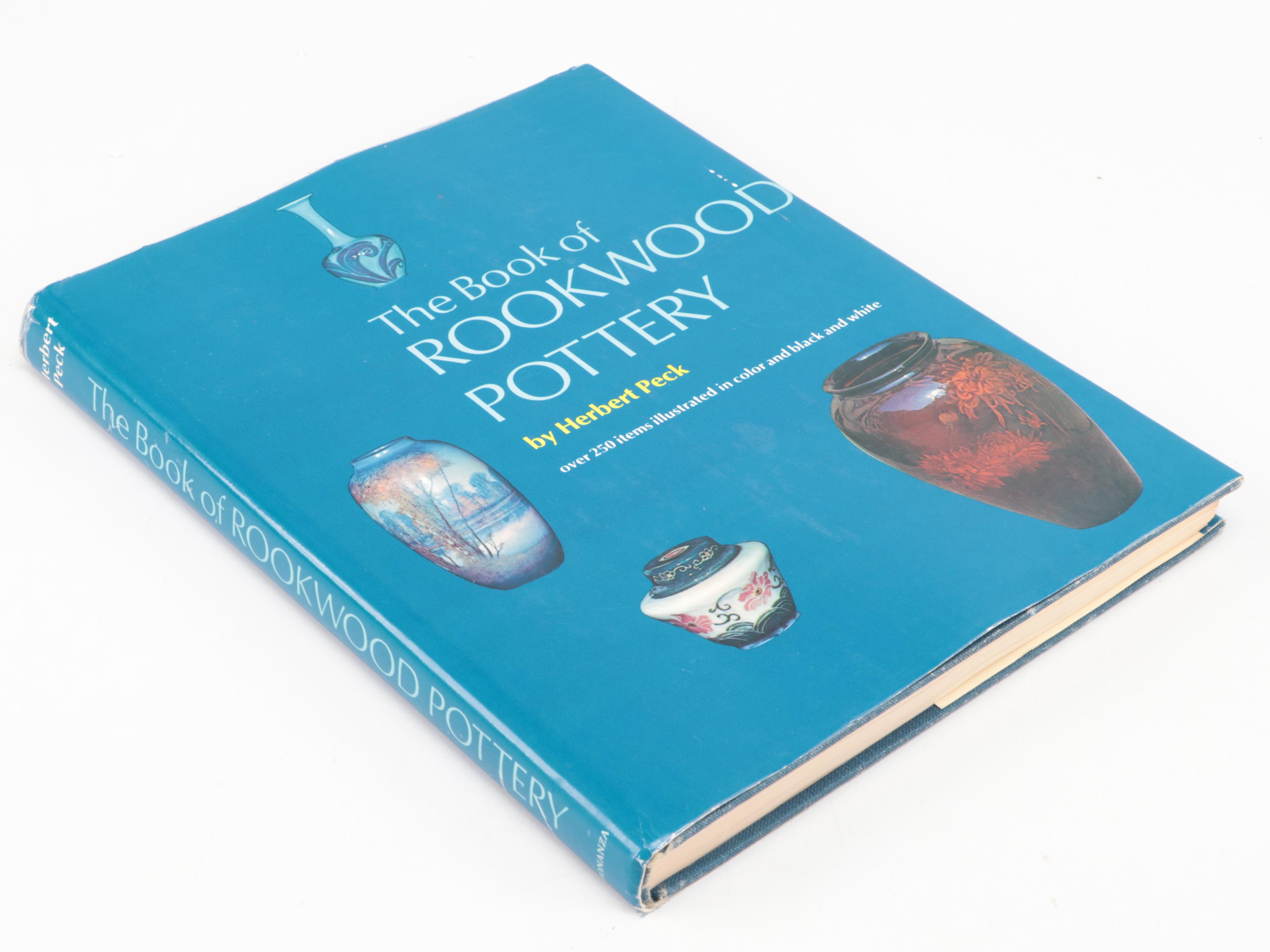 Rookwood Pottery Low Bowl with "The Book of Rookwood Pottery" by Peck