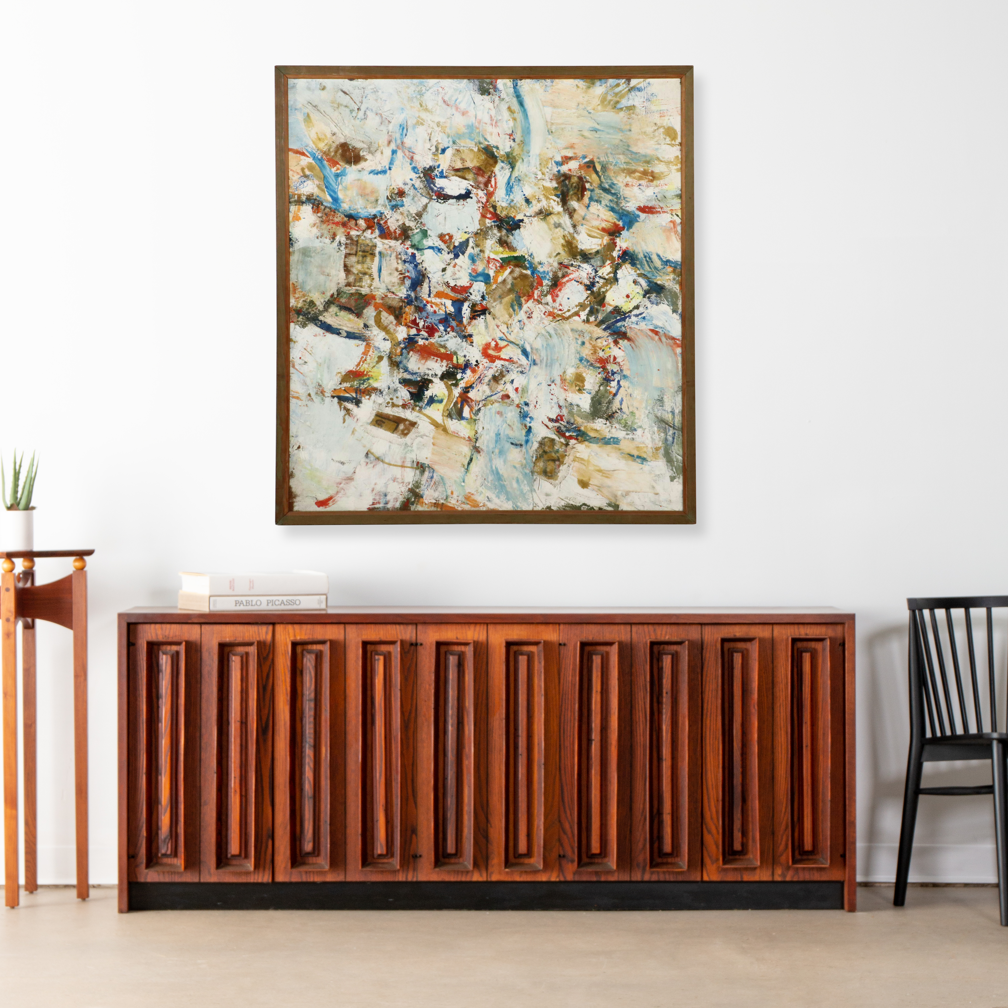 Robert Beaven Abstract Mixed Media Painting "Some Sounds for Lester"